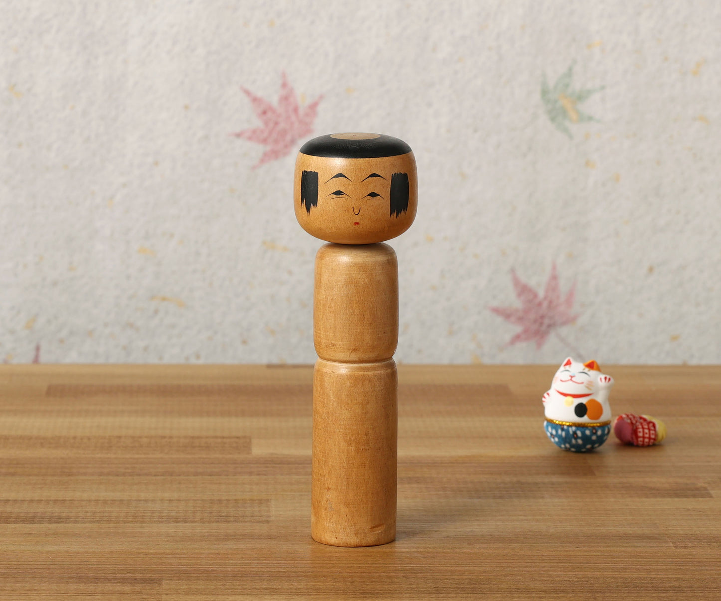 Vintage Nanbu style kokeshi doll, by SATO, Makoto(1901-1970) | こけし古物 佐藤誠（南部系）