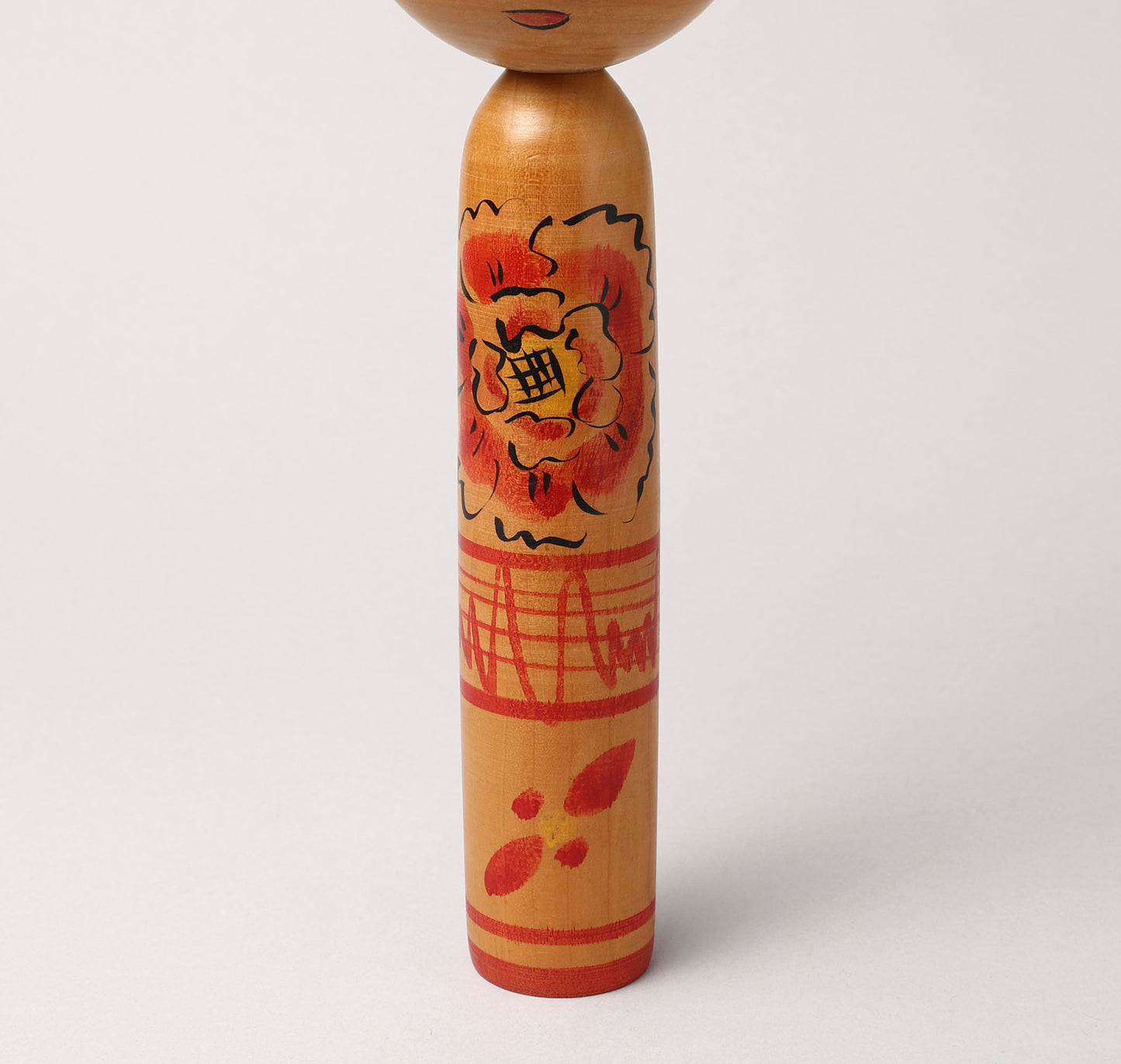 Vintage Nakanosawa style kokeshi doll-tako bozu, by HONDA Hiroshi (1934-2011) | こけし古物 本多洋（中ノ沢系-たこ坊主）