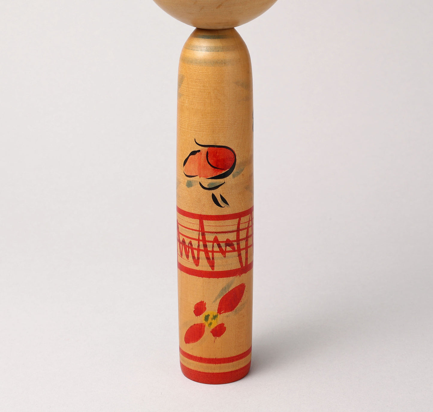 Vintage Nakanosawa style kokeshi doll-tako bozu, by HONDA Hiroshi (1934-2011) | こけし古物 本多洋（中ノ沢系-たこ坊主）