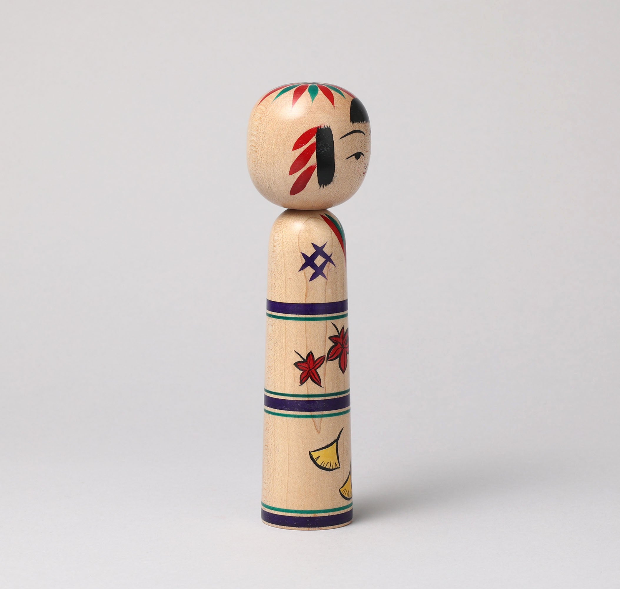 KANO, Hiroshi 加納博工人 | Momiji-Autumn leaves kokeshi doll