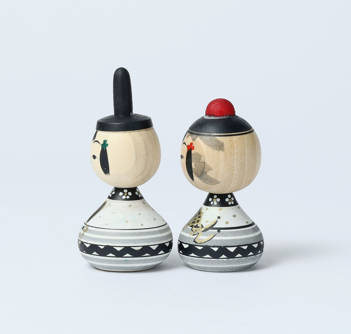 【雛こけし-1】Hina kokeshi doll | IKEUCHI, Shione | Yajiro style | 8.5cm in height // 弥治郎系 池内潮音工人, 高さ8.5cm