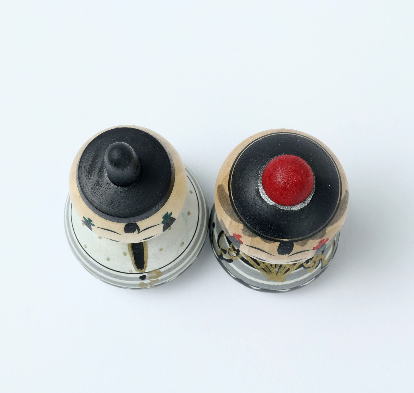 【雛こけし-1】Hina kokeshi doll | IKEUCHI, Shione | Yajiro style | 8.5cm in height // 弥治郎系 池内潮音工人, 高さ8.5cm