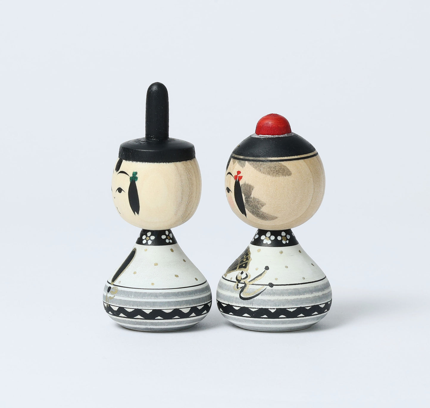 【雛こけし-2】Hina kokeshi doll | IKEUCHI, Shione | Yajiro style | 8.5cm in height // 弥治郎系 池内潮音工人, 高さ8.5cm