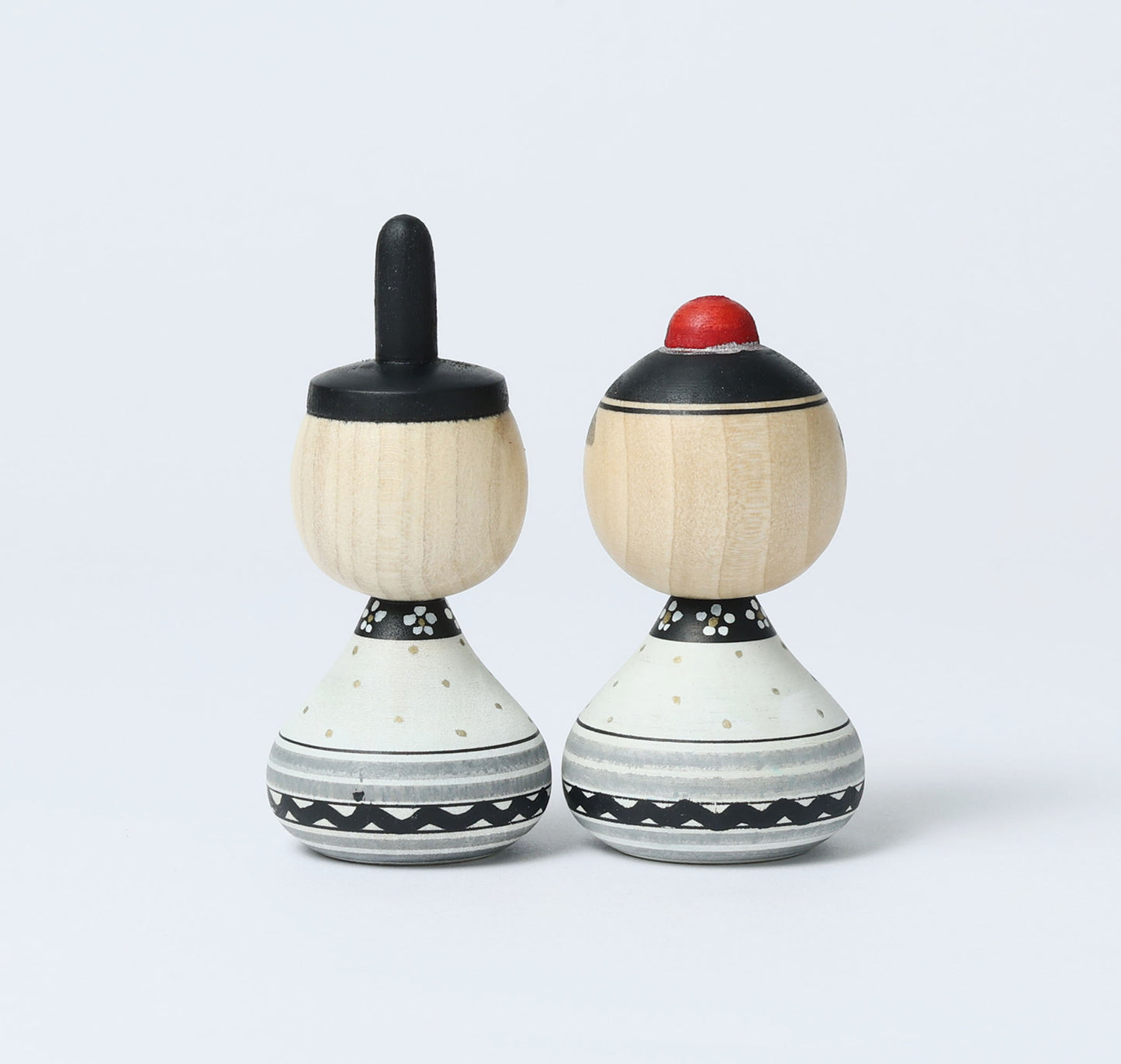 【雛こけし-2】Hina kokeshi doll | IKEUCHI, Shione | Yajiro style | 8.5cm in height // 弥治郎系 池内潮音工人, 高さ8.5cm