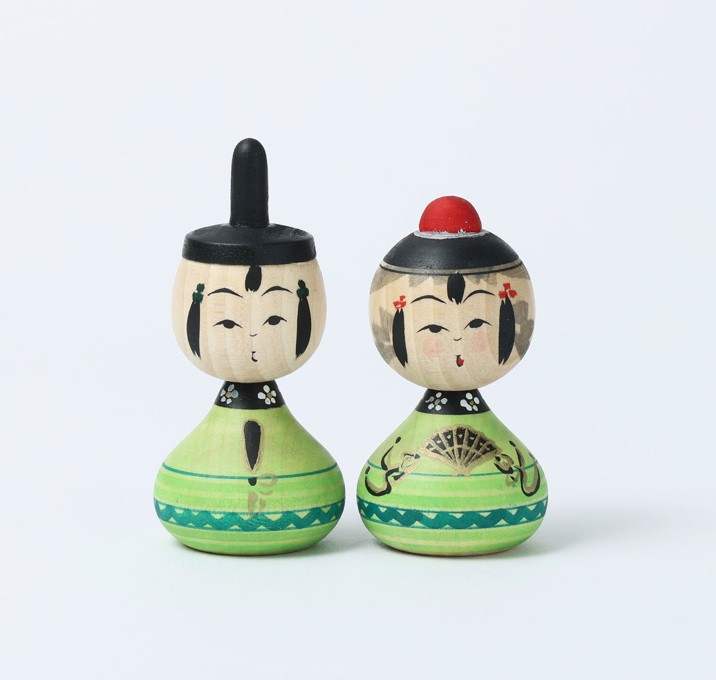 【雛こけし-3】Hina kokeshi doll | IKEUCHI, Shione | Yajiro style | 8.5cm in height // 弥治郎系 池内潮音工人, 高さ8.5cm