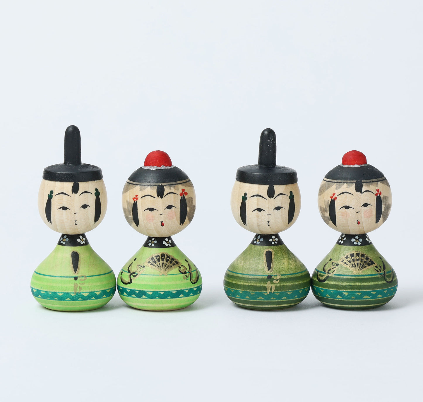 【雛こけし-3】Hina kokeshi doll | IKEUCHI, Shione | Yajiro style | 8.5cm in height // 弥治郎系 池内潮音工人, 高さ8.5cm