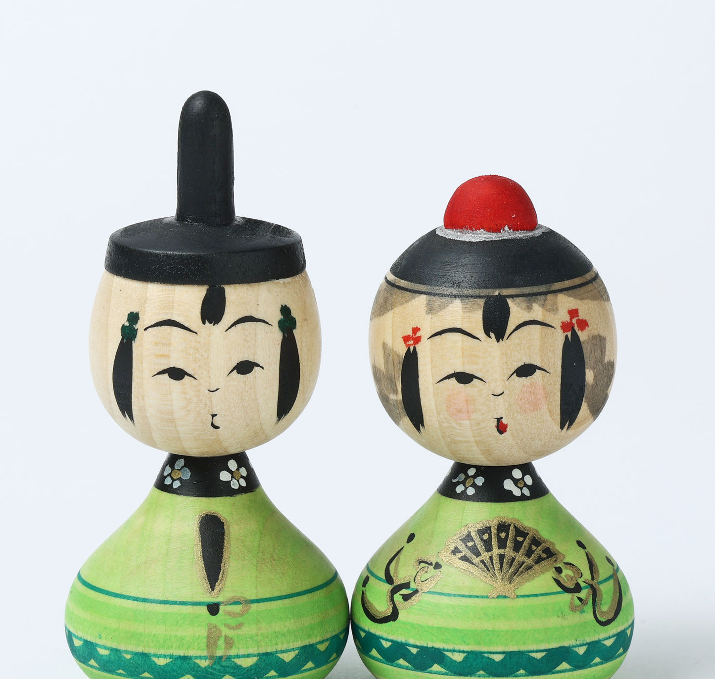 【雛こけし-3】Hina kokeshi doll | IKEUCHI, Shione | Yajiro style | 8.5cm in height // 弥治郎系 池内潮音工人, 高さ8.5cm