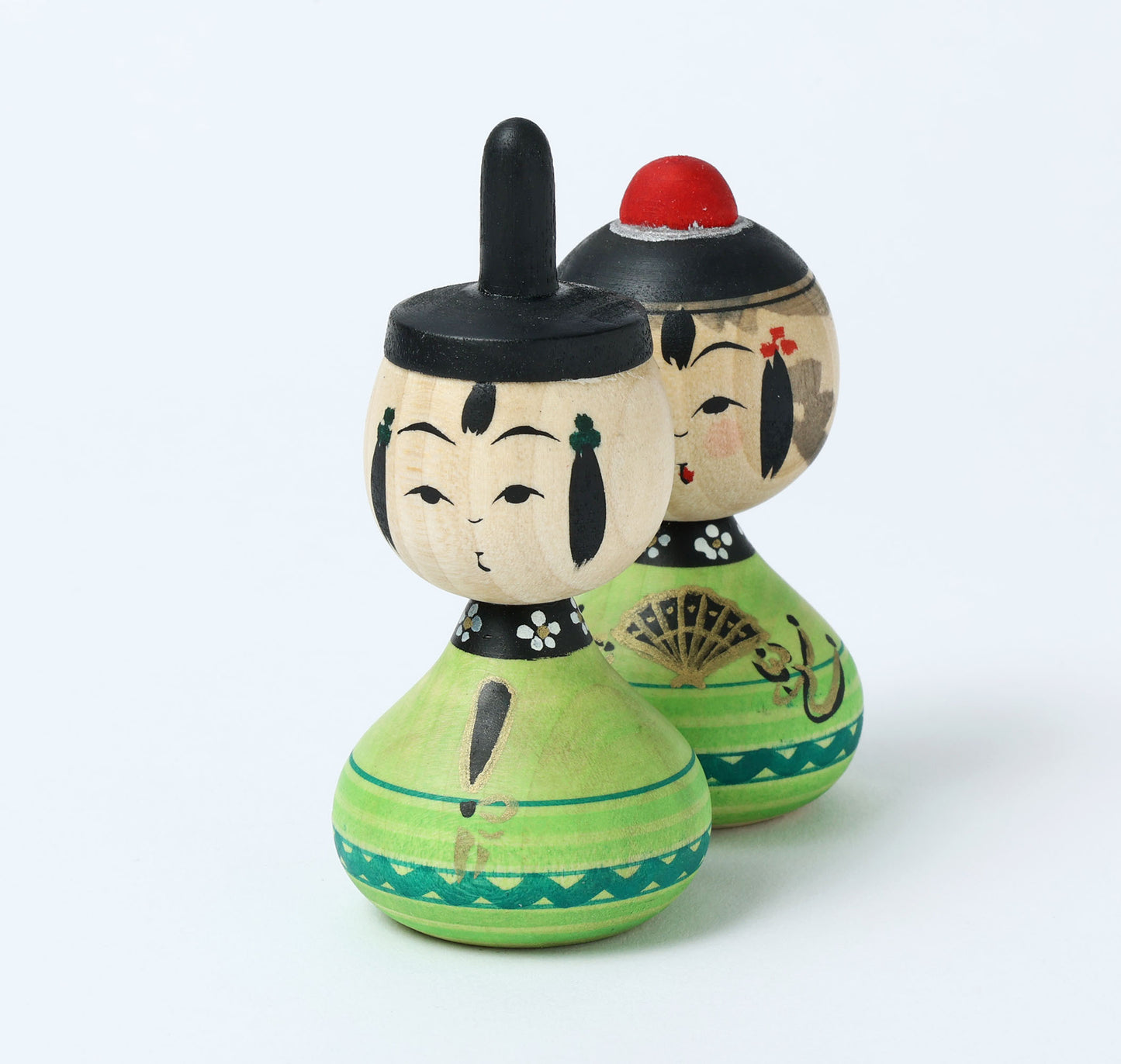 【雛こけし-3】Hina kokeshi doll | IKEUCHI, Shione | Yajiro style | 8.5cm in height // 弥治郎系 池内潮音工人, 高さ8.5cm