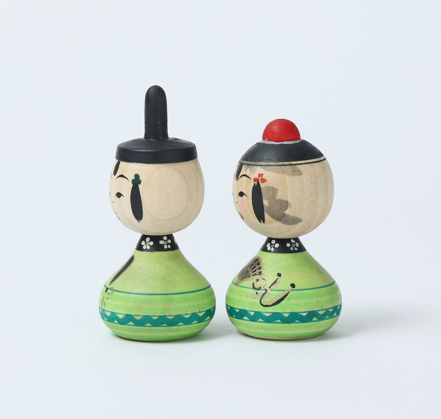 【雛こけし-3】Hina kokeshi doll | IKEUCHI, Shione | Yajiro style | 8.5cm in height // 弥治郎系 池内潮音工人, 高さ8.5cm