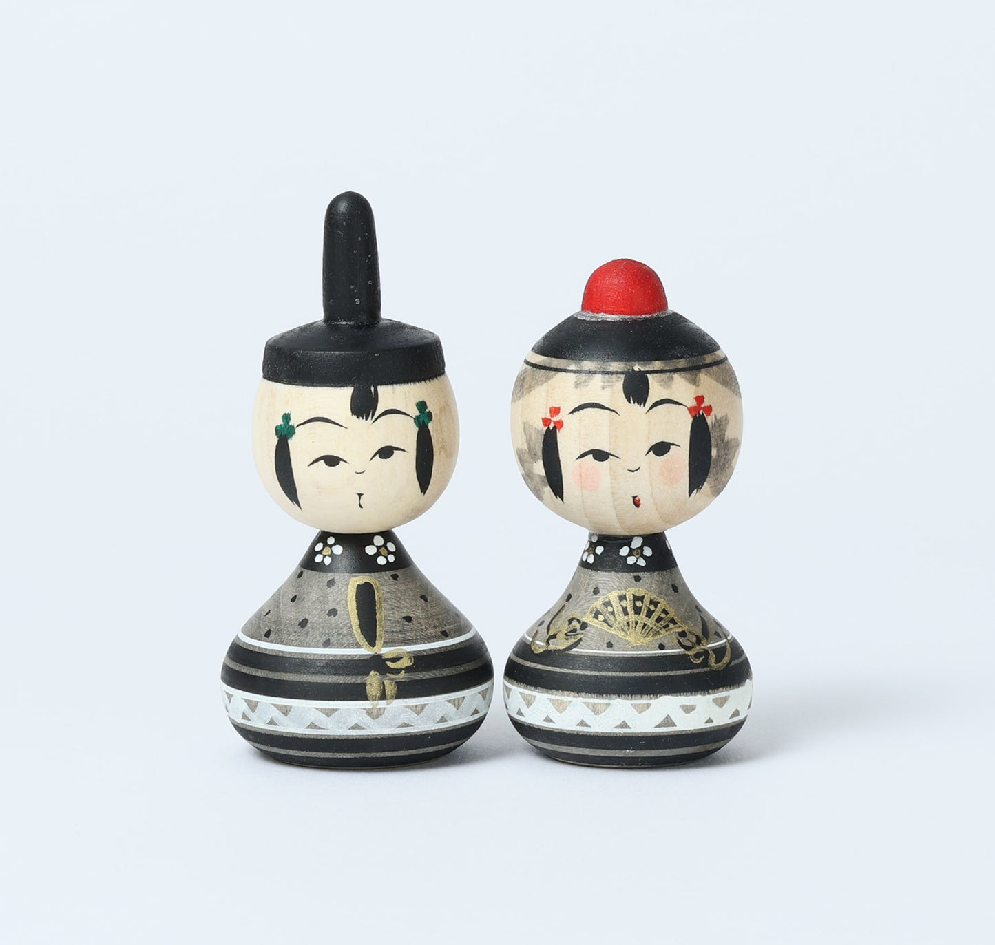 【雛こけし-5】Hina kokeshi doll | IKEUCHI, Shione | Yajiro style | 8.5cm in height // 弥治郎系 池内潮音工人, 高さ8.5cm