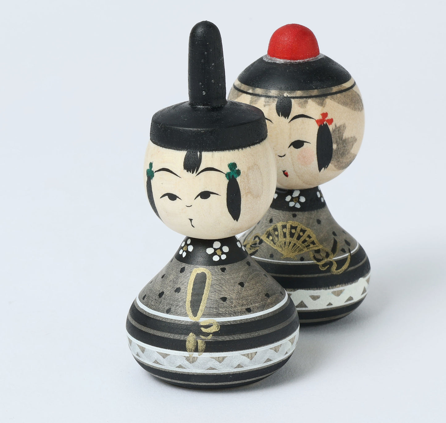 【雛こけし-5】Hina kokeshi doll | IKEUCHI, Shione | Yajiro style | 8.5cm in height // 弥治郎系 池内潮音工人, 高さ8.5cm