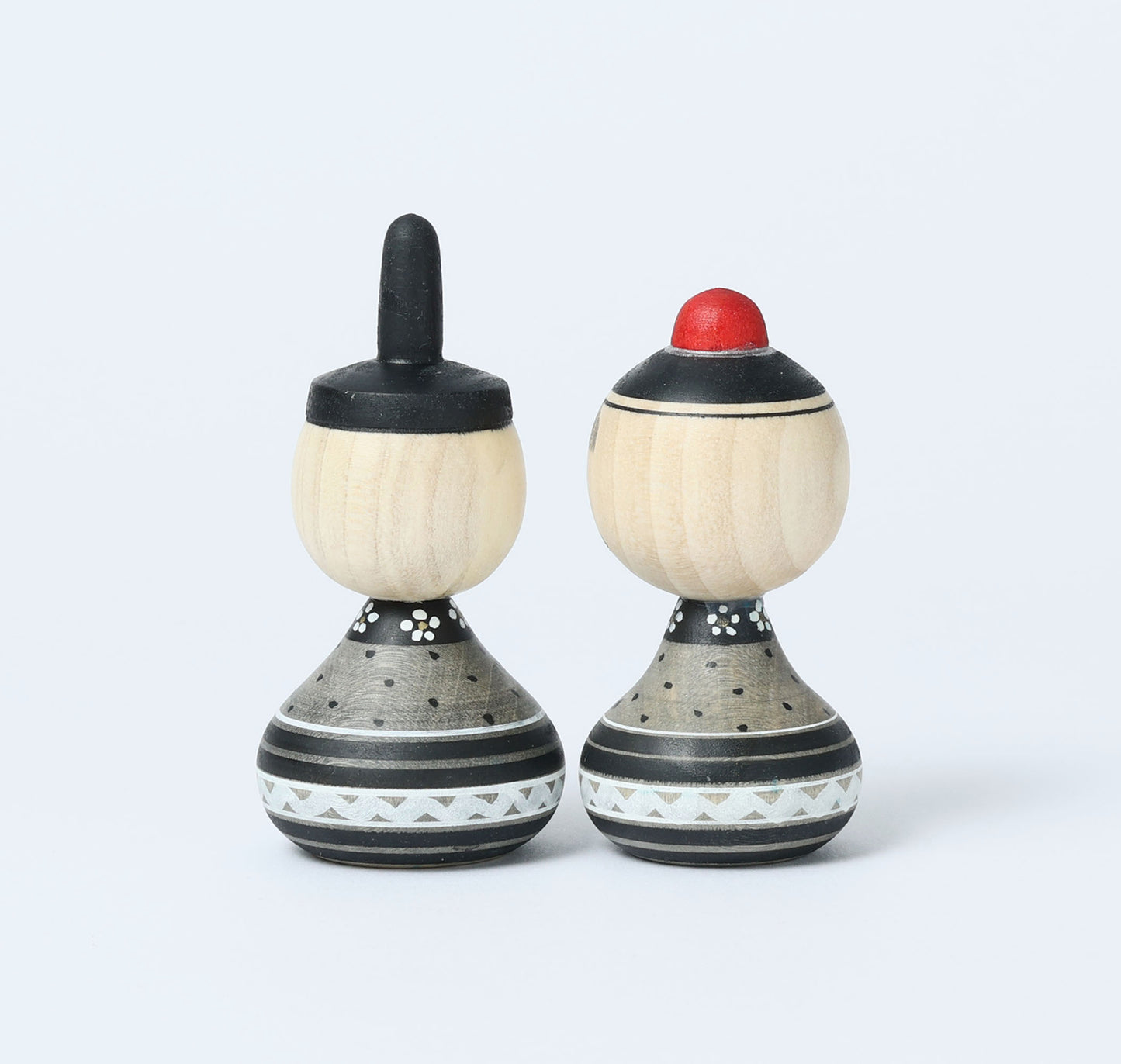 【雛こけし-5】Hina kokeshi doll | IKEUCHI, Shione | Yajiro style | 8.5cm in height // 弥治郎系 池内潮音工人, 高さ8.5cm
