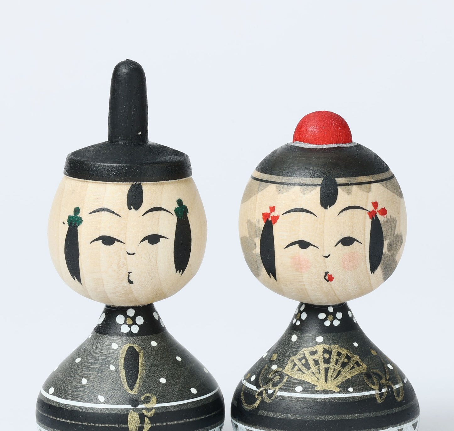 【雛こけし-6】Hina kokeshi doll | IKEUCHI, Shione | Yajiro style | 8.5cm in height // 弥治郎系 池内潮音工人, 高さ8.5cm