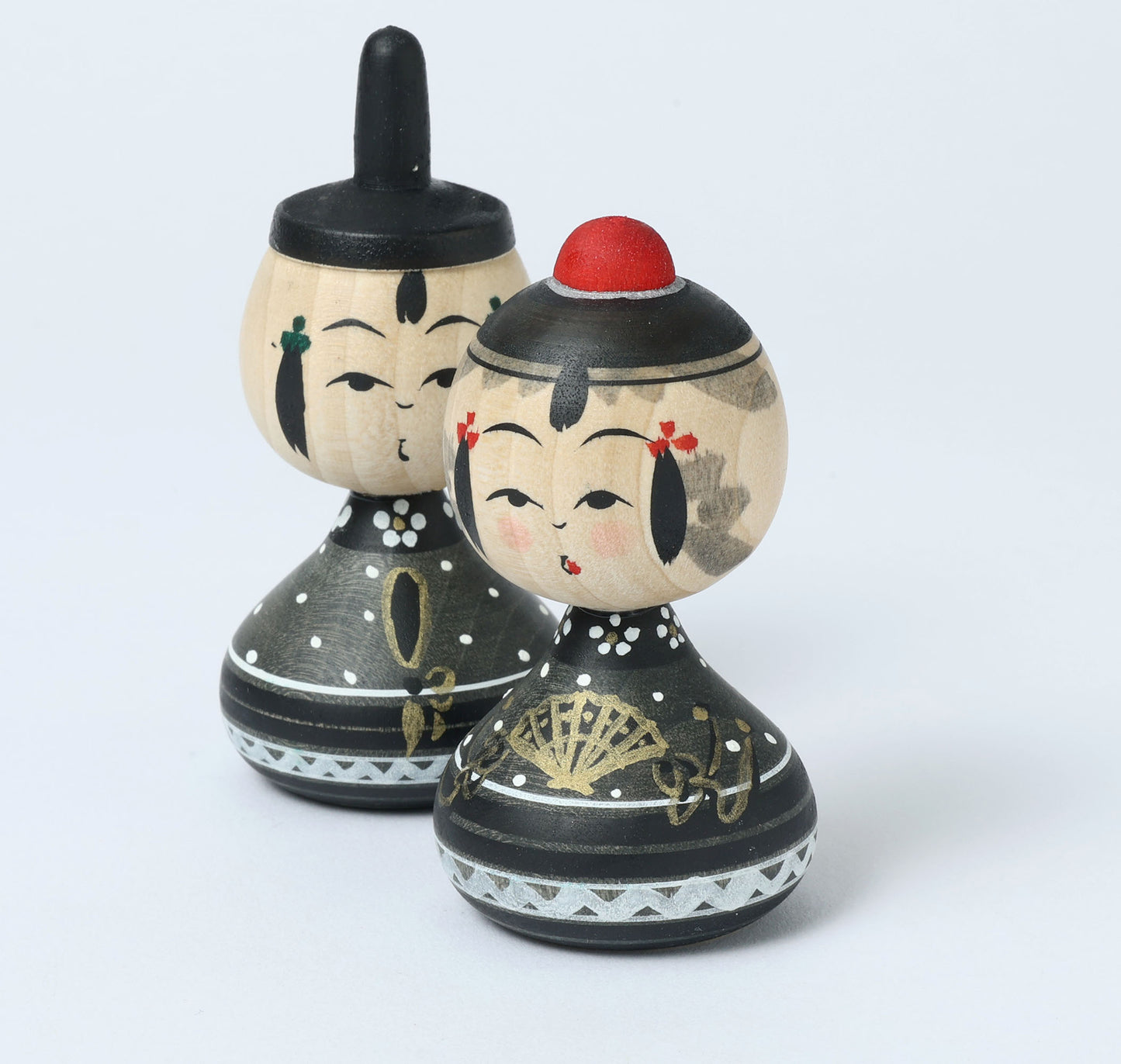 【雛こけし-6】Hina kokeshi doll | IKEUCHI, Shione | Yajiro style | 8.5cm in height // 弥治郎系 池内潮音工人, 高さ8.5cm