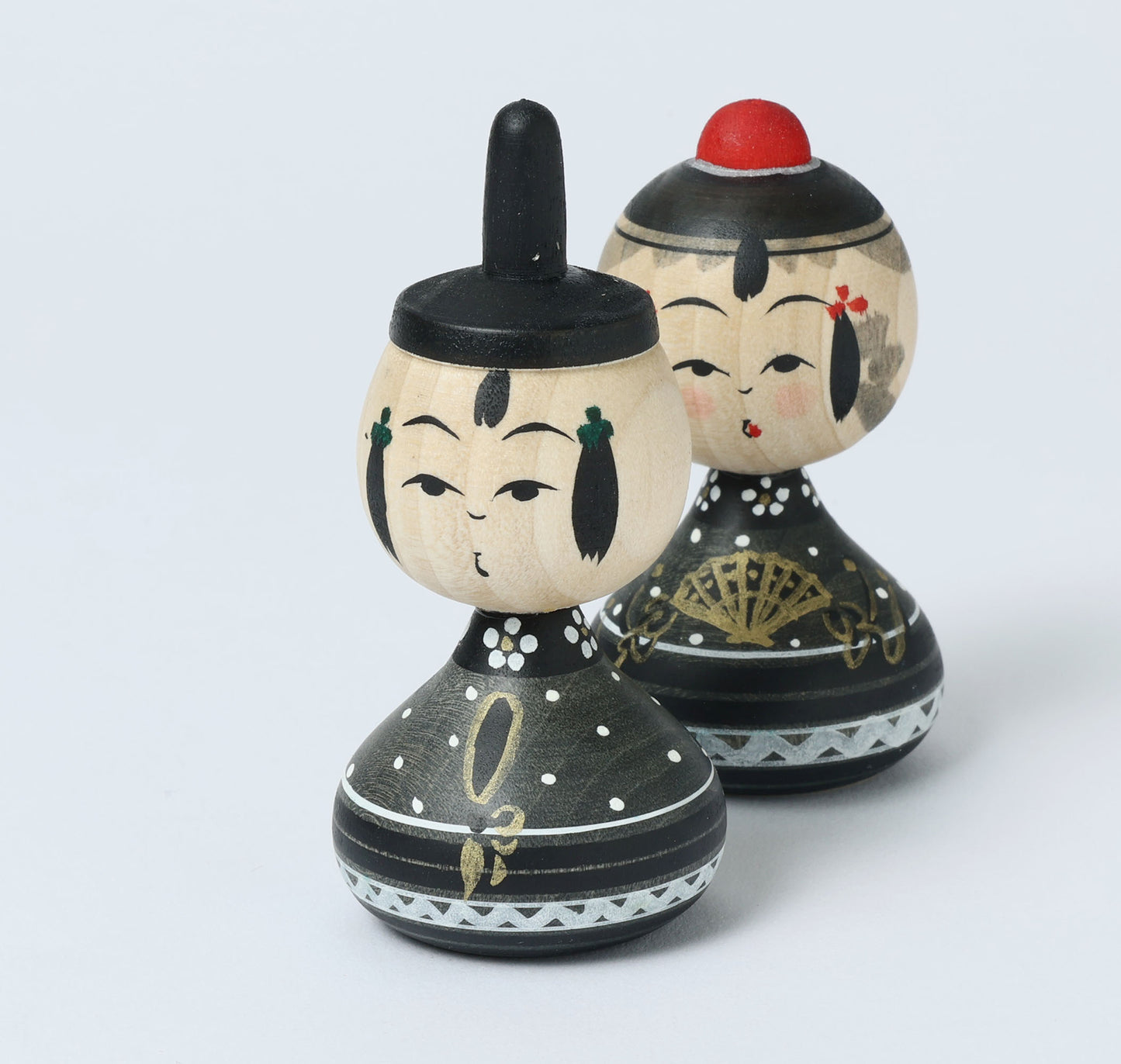 【雛こけし-6】Hina kokeshi doll | IKEUCHI, Shione | Yajiro style | 8.5cm in height // 弥治郎系 池内潮音工人, 高さ8.5cm
