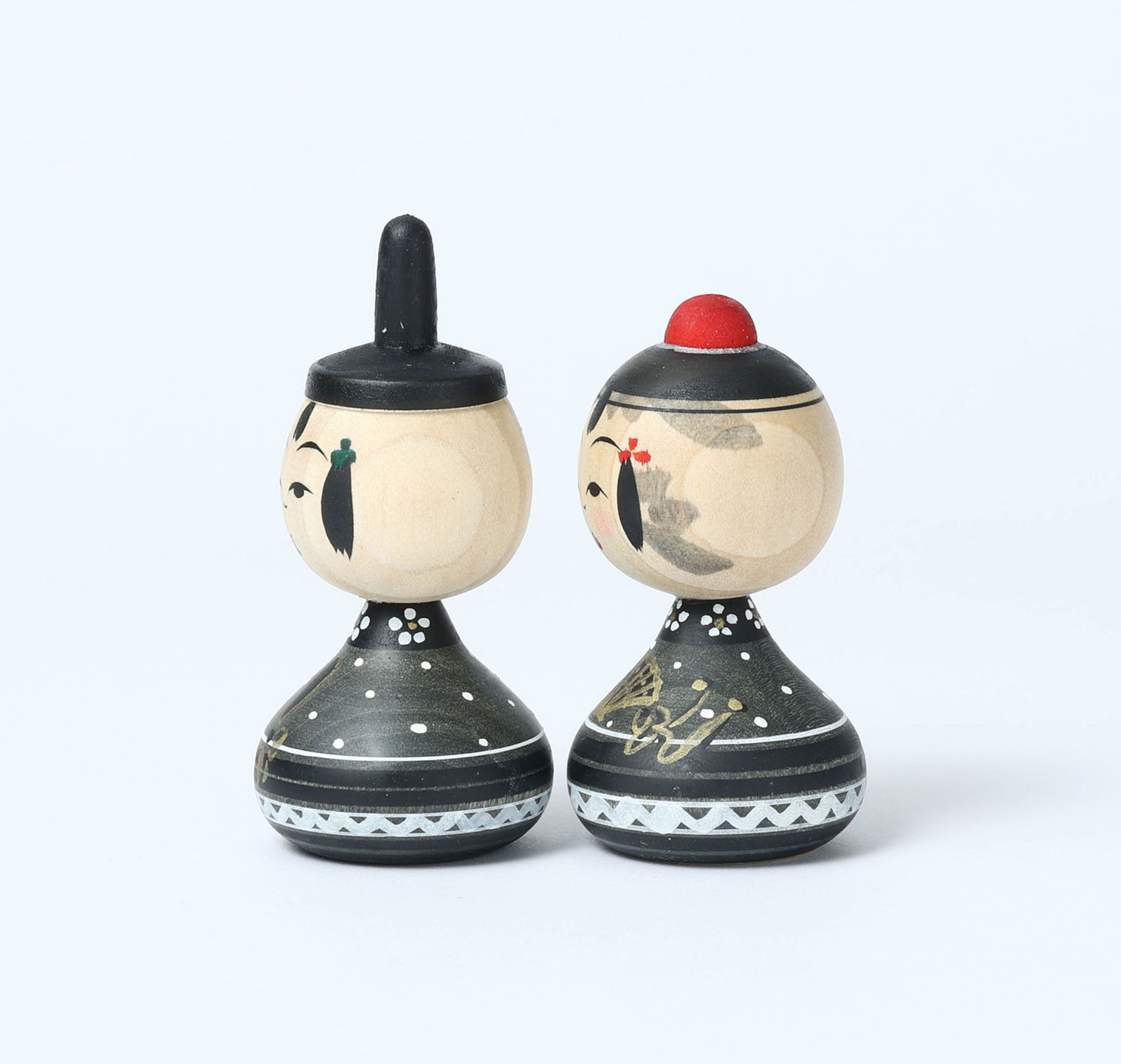 【雛こけし-6】Hina kokeshi doll | IKEUCHI, Shione | Yajiro style | 8.5cm in height // 弥治郎系 池内潮音工人, 高さ8.5cm