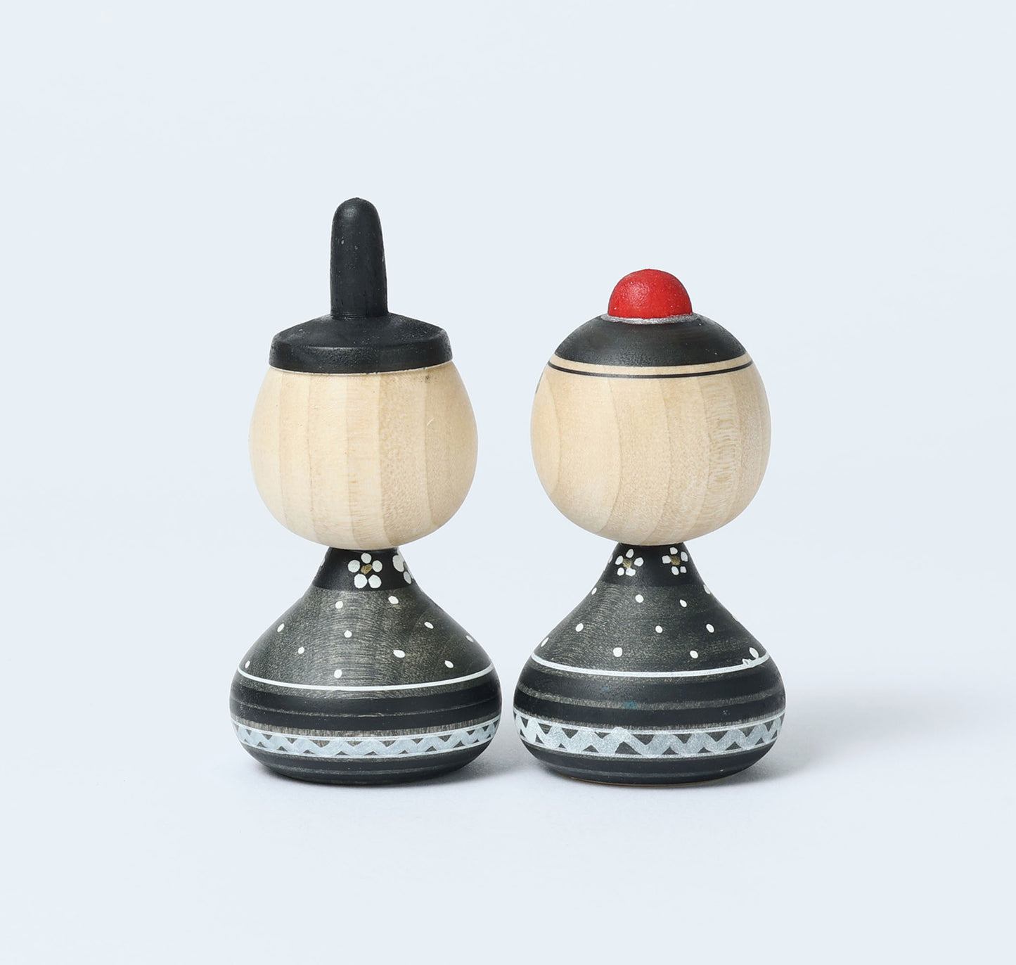 【雛こけし-6】Hina kokeshi doll | IKEUCHI, Shione | Yajiro style | 8.5cm in height // 弥治郎系 池内潮音工人, 高さ8.5cm