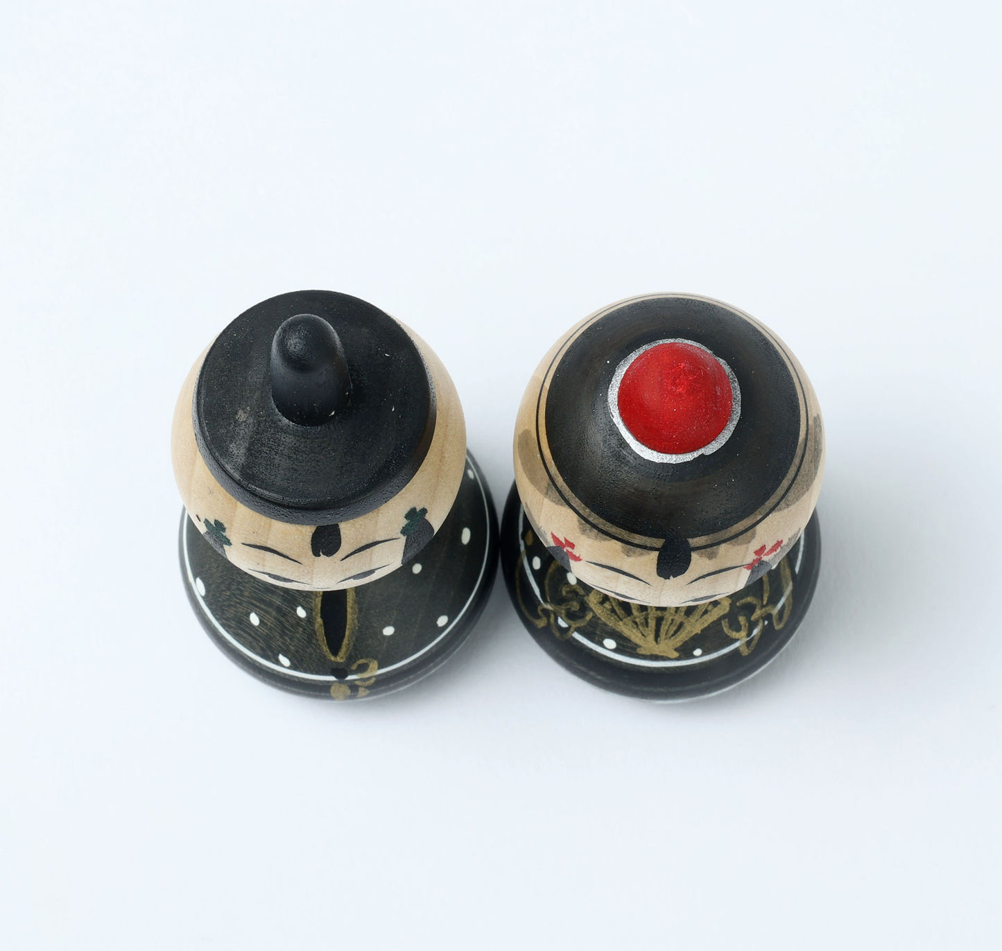 【雛こけし-6】Hina kokeshi doll | IKEUCHI, Shione | Yajiro style | 8.5cm in height // 弥治郎系 池内潮音工人, 高さ8.5cm