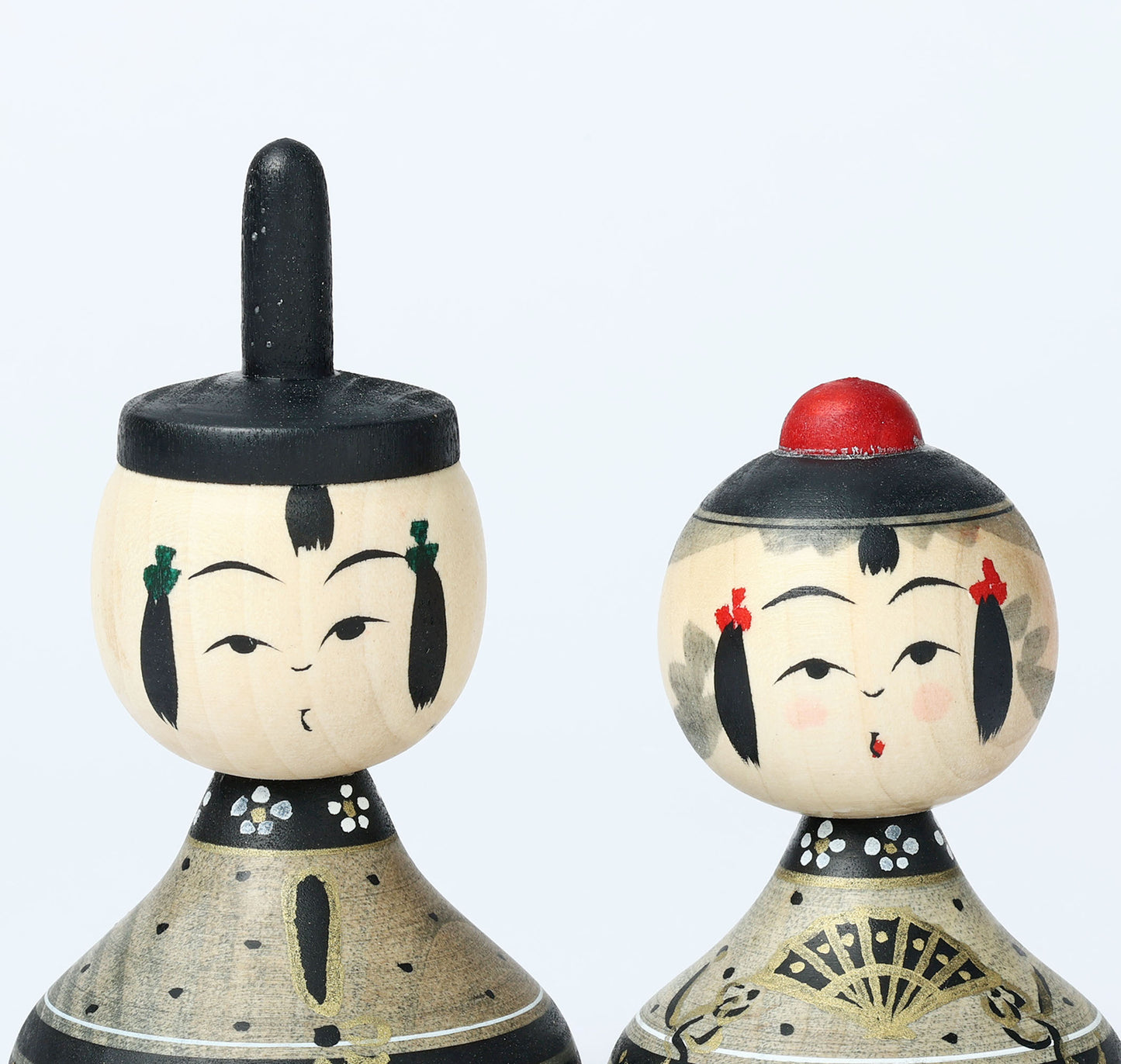 【雛こけし-8】Hina kokeshi doll | IKEUCHI, Shione | Yajiro style | 10.5cm in height // 弥治郎系 池内潮音工人, 高さ10.5cm