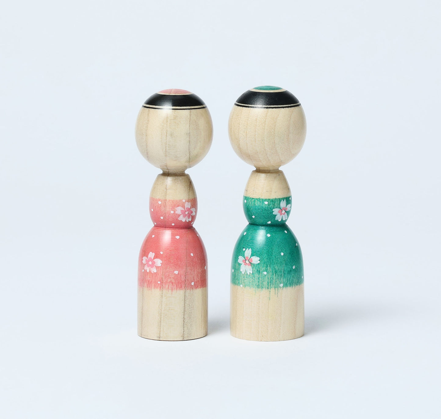 桜こけし | 池内潮音工人 弥治郎系 | 高さ 9cm