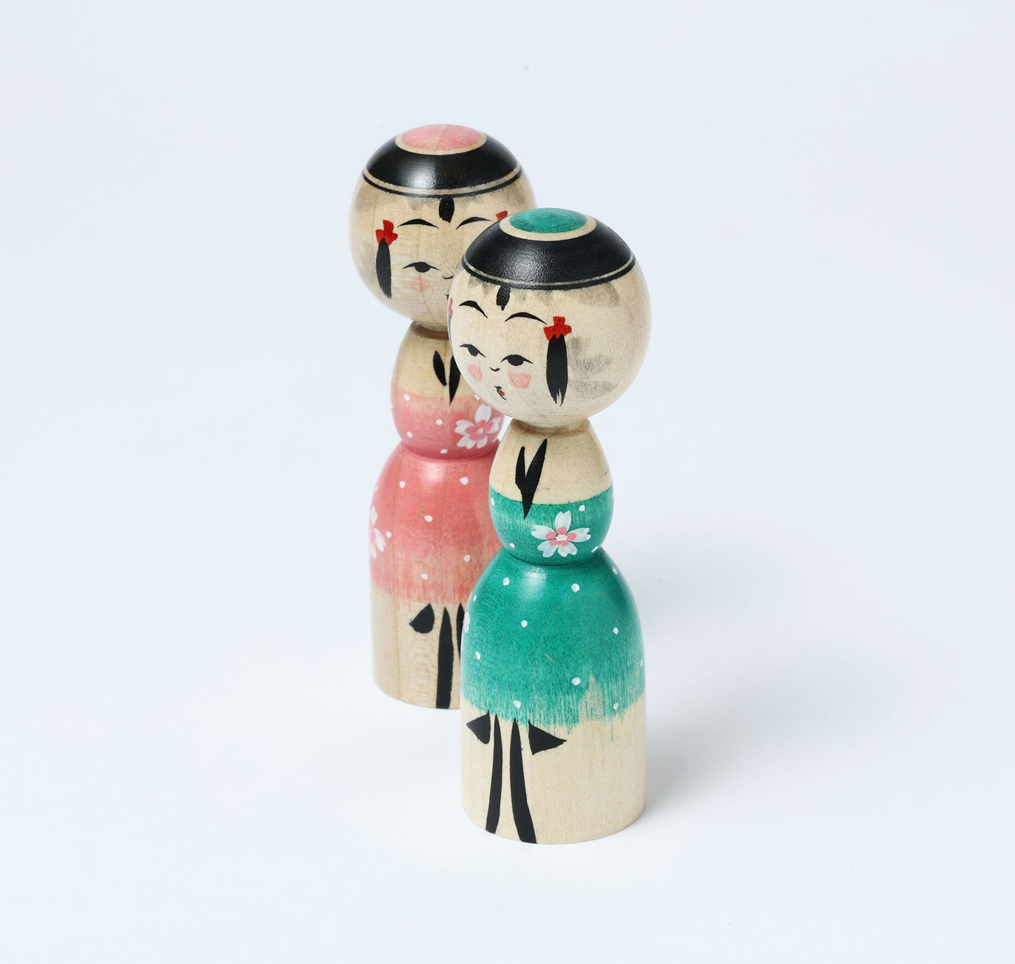 桜こけし | 池内潮音工人 弥治郎系 | 高さ 9cm
