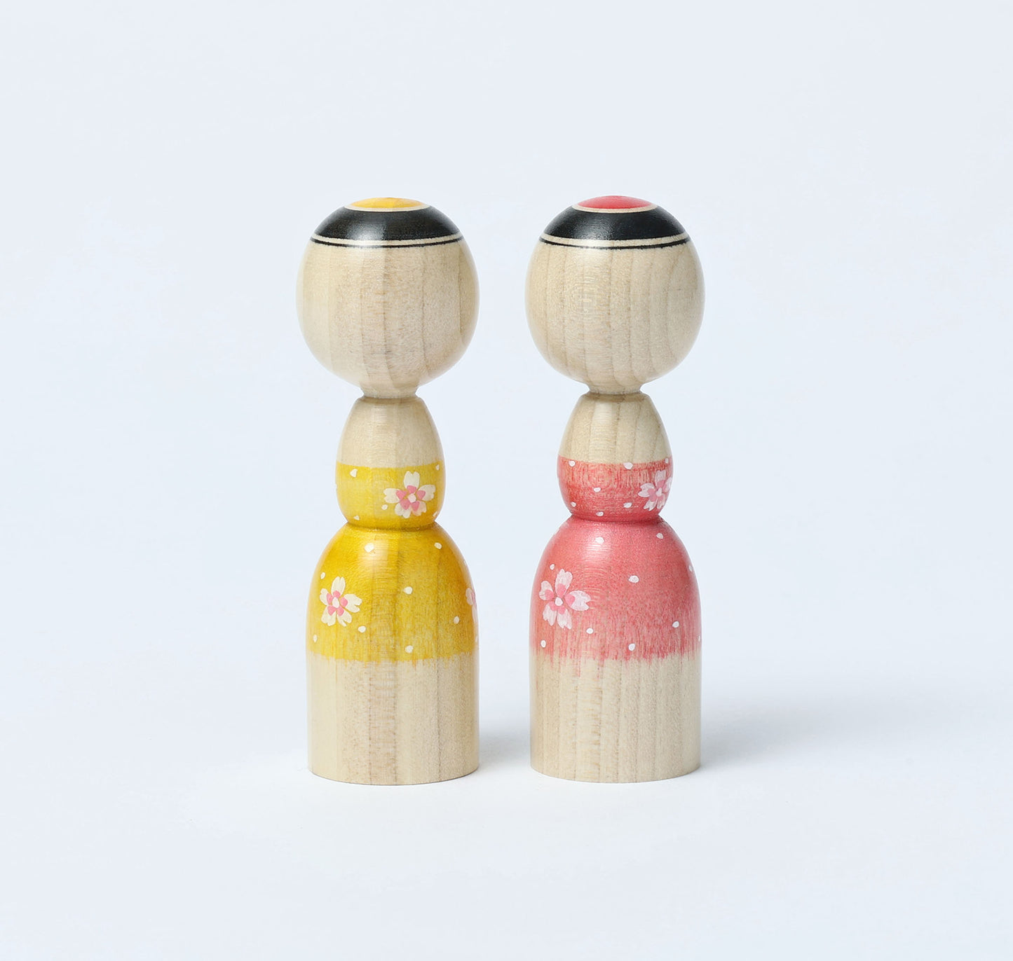 桜こけし | 池内潮音工人 弥治郎系 | 高さ 9cm