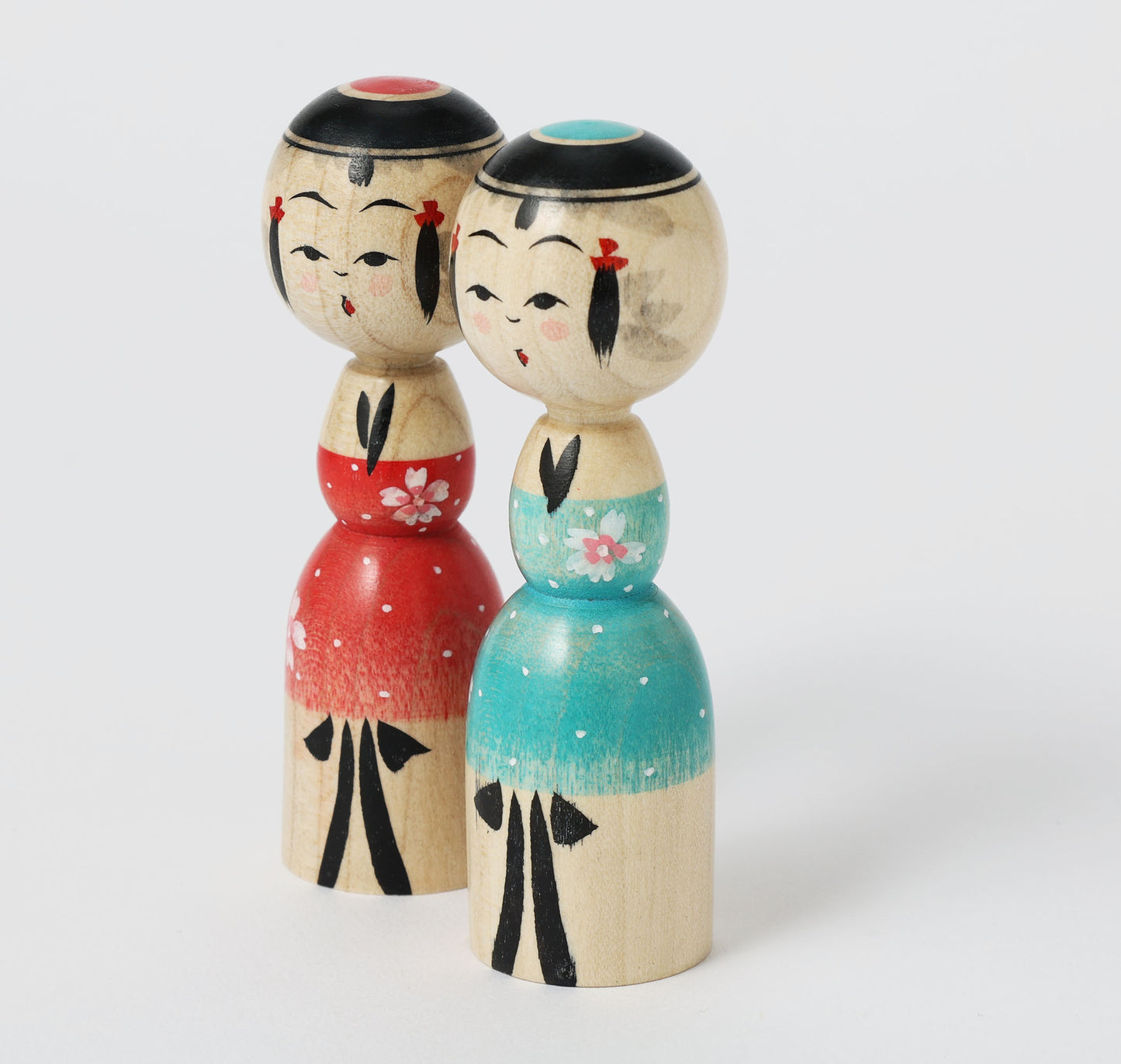 桜こけし | 池内潮音工人 弥治郎系 | 高さ 9cm