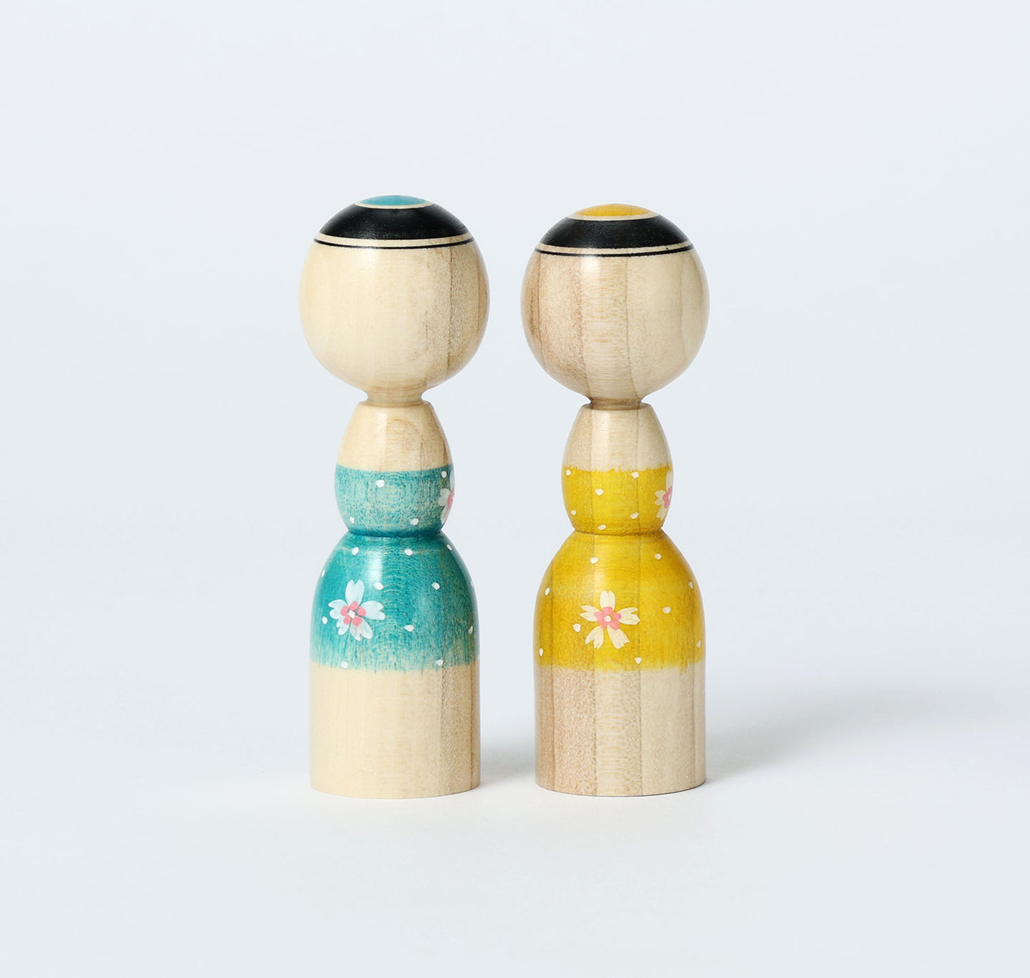 桜こけし | 池内潮音工人 弥治郎系 | 高さ 9cm