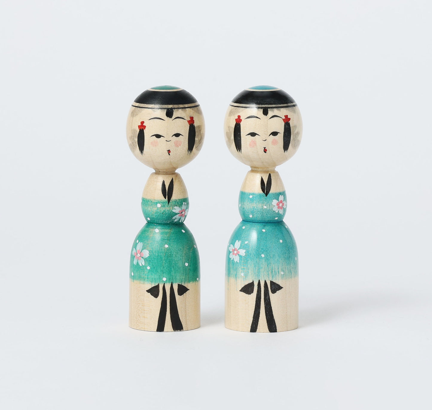 桜こけし | 池内潮音工人 弥治郎系 | 高さ 9cm