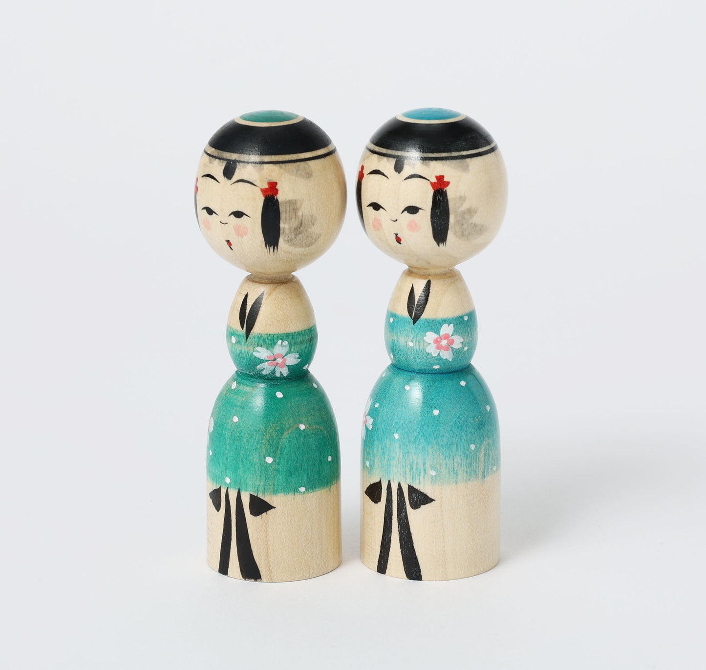桜こけし | 池内潮音工人 弥治郎系 | 高さ 9cm