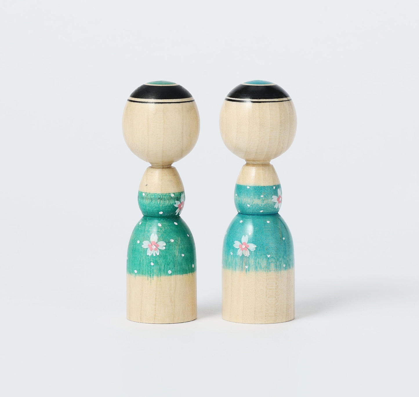 桜こけし | 池内潮音工人 弥治郎系 | 高さ 9cm