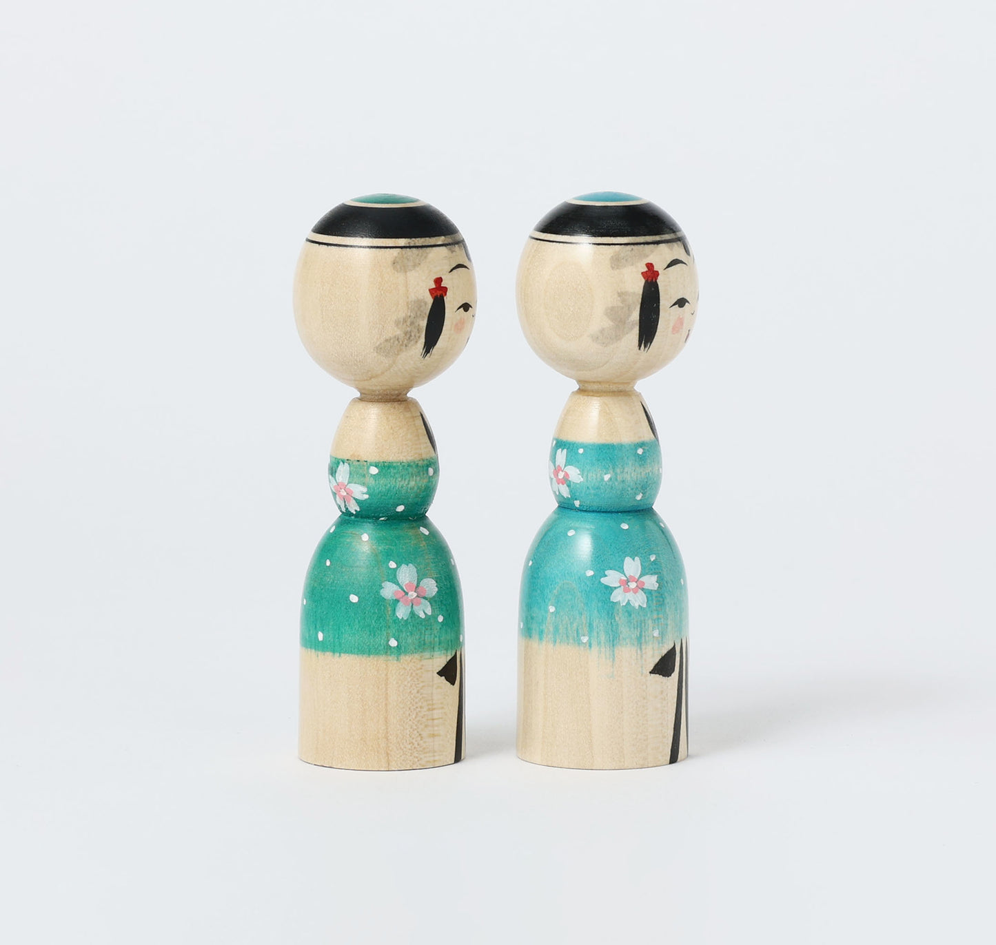 桜こけし | 池内潮音工人 弥治郎系 | 高さ 9cm