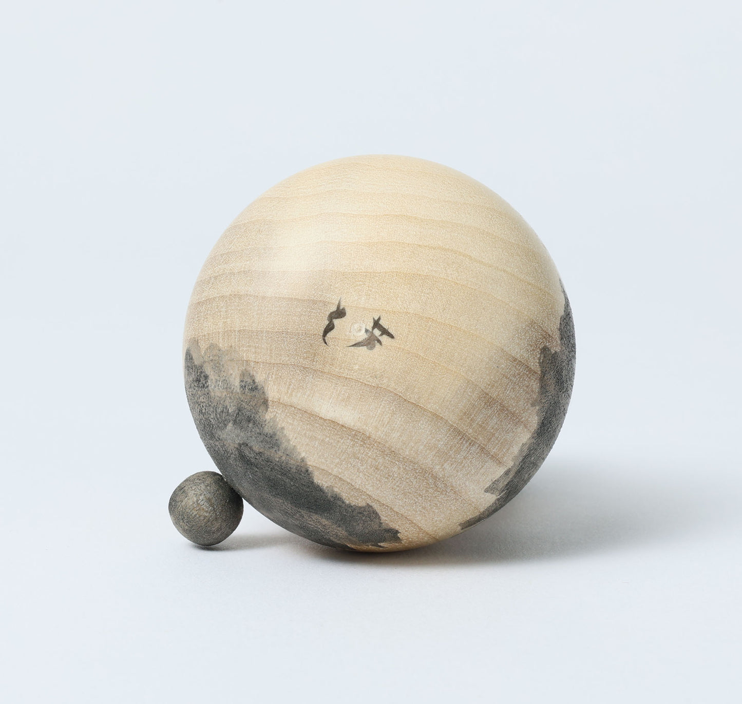 Cat kokeshi doll-10 猫こけし | KOYAMA, Yoshimi 小山芳美工人 | Togatta style 遠刈田系 | 7.5cm in height