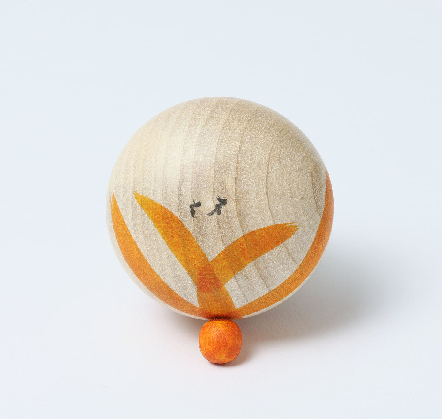 Cat kokeshi doll-1 猫こけし | KOYAMA, Yoshimi 小山芳美工人 | Togatta style 遠刈田系 | 7.5cm in height