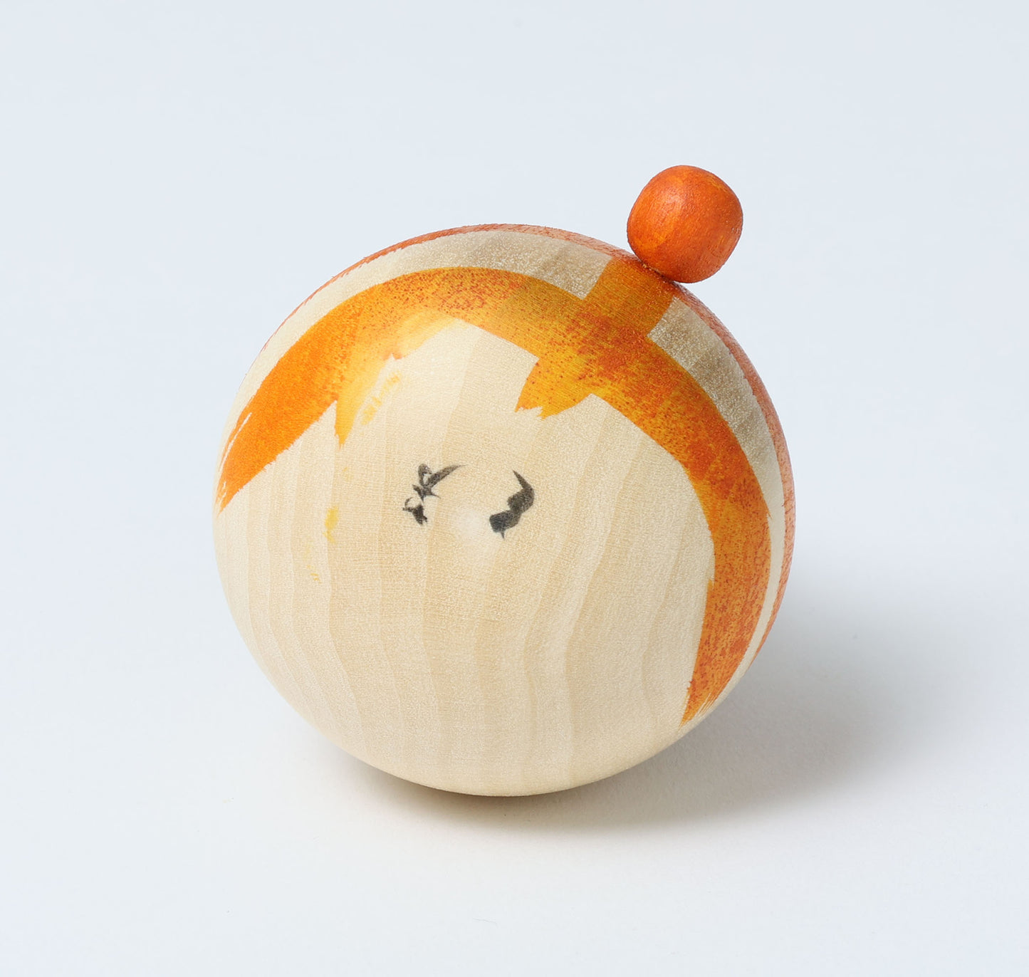 Cat kokeshi doll-2 猫こけし | KOYAMA, Yoshimi 小山芳美工人 | Togatta style 遠刈田系 | 7.5cm in height