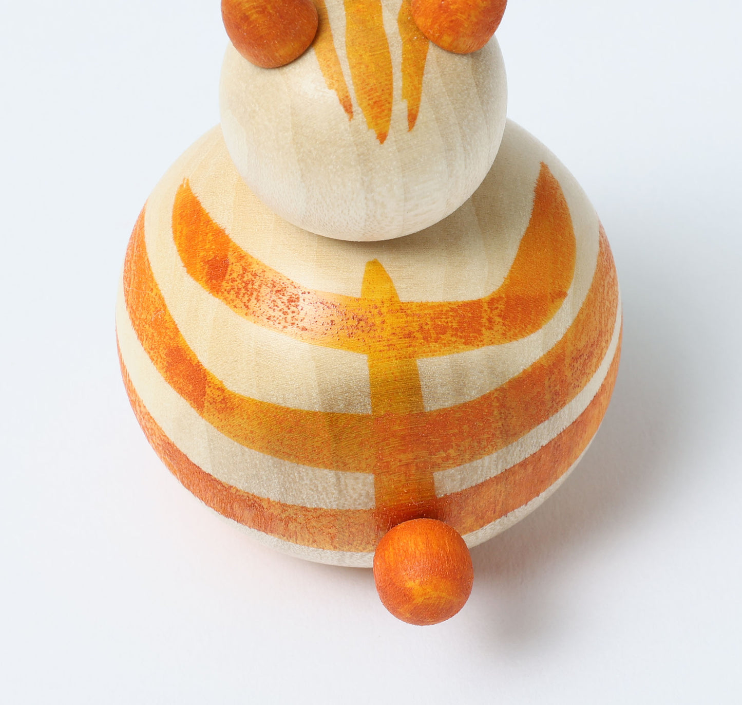 Cat kokeshi doll-2 猫こけし | KOYAMA, Yoshimi 小山芳美工人 | Togatta style 遠刈田系 | 7.5cm in height