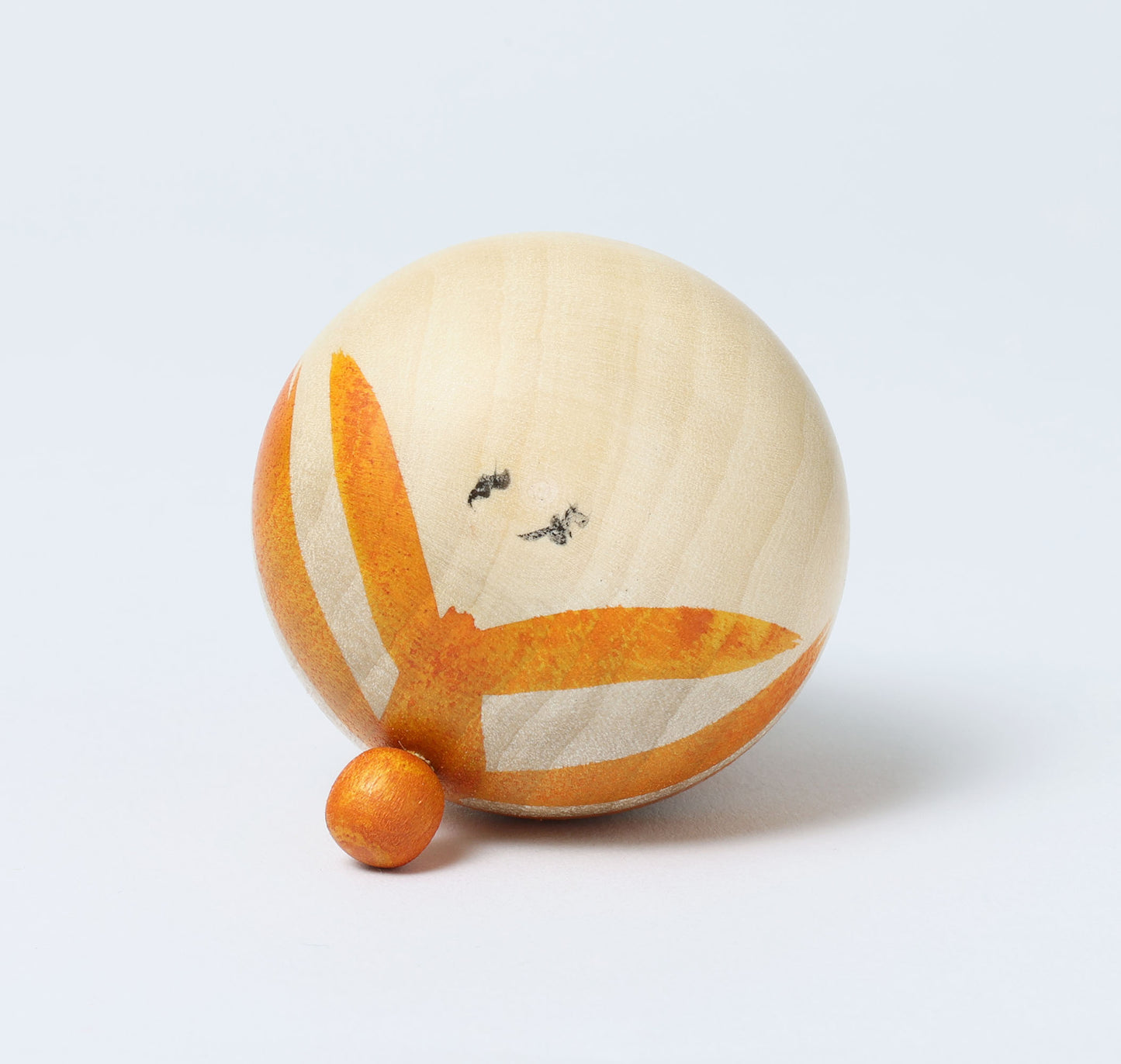 Cat kokeshi doll-3 猫こけし | KOYAMA, Yoshimi 小山芳美工人 | Togatta style 遠刈田系 | 7cm in height