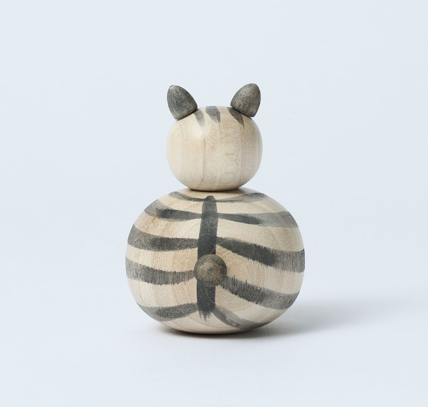 Cat kokeshi doll-4 猫こけし | KOYAMA, Yoshimi 小山芳美工人 | Togatta style 遠刈田系 | 7.5cm in height