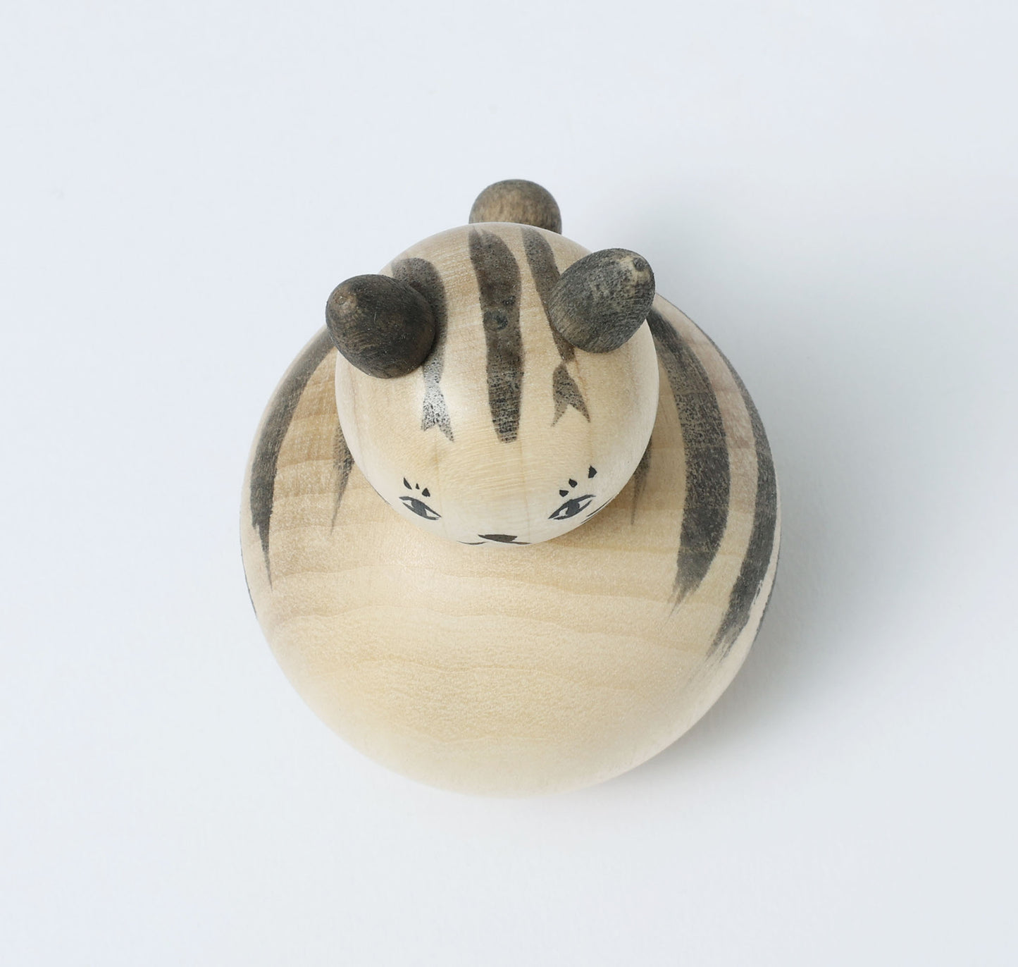 Cat kokeshi doll-4 猫こけし | KOYAMA, Yoshimi 小山芳美工人 | Togatta style 遠刈田系 | 7.5cm in height