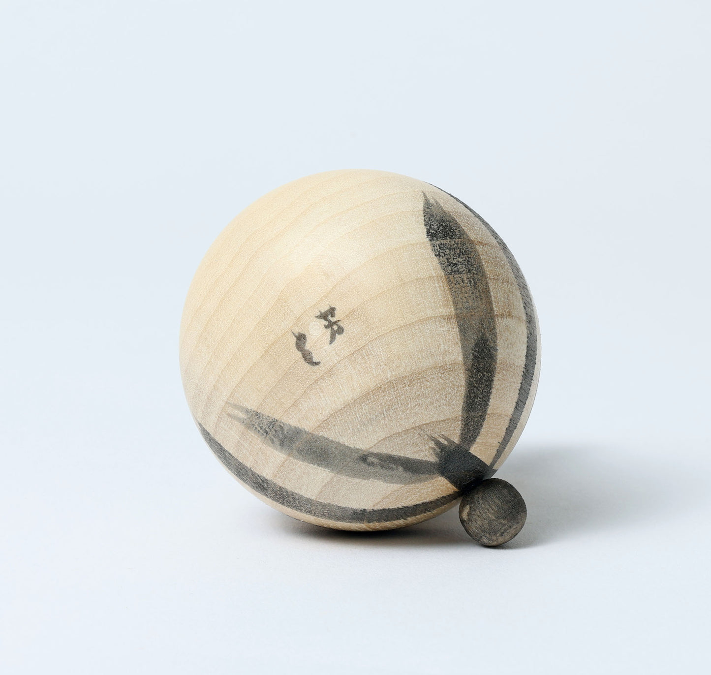 Cat kokeshi doll-4 猫こけし | KOYAMA, Yoshimi 小山芳美工人 | Togatta style 遠刈田系 | 7.5cm in height