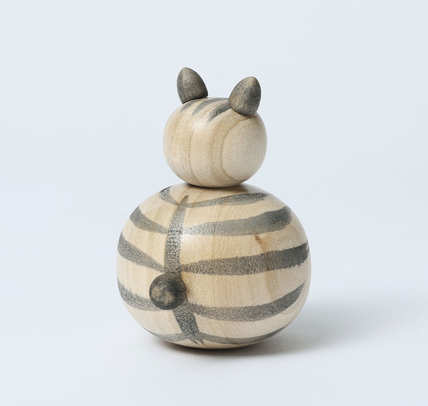 Cat kokeshi doll-6 猫こけし | KOYAMA, Yoshimi 小山芳美工人 | Togatta style 遠刈田系 | 7.5cm in height