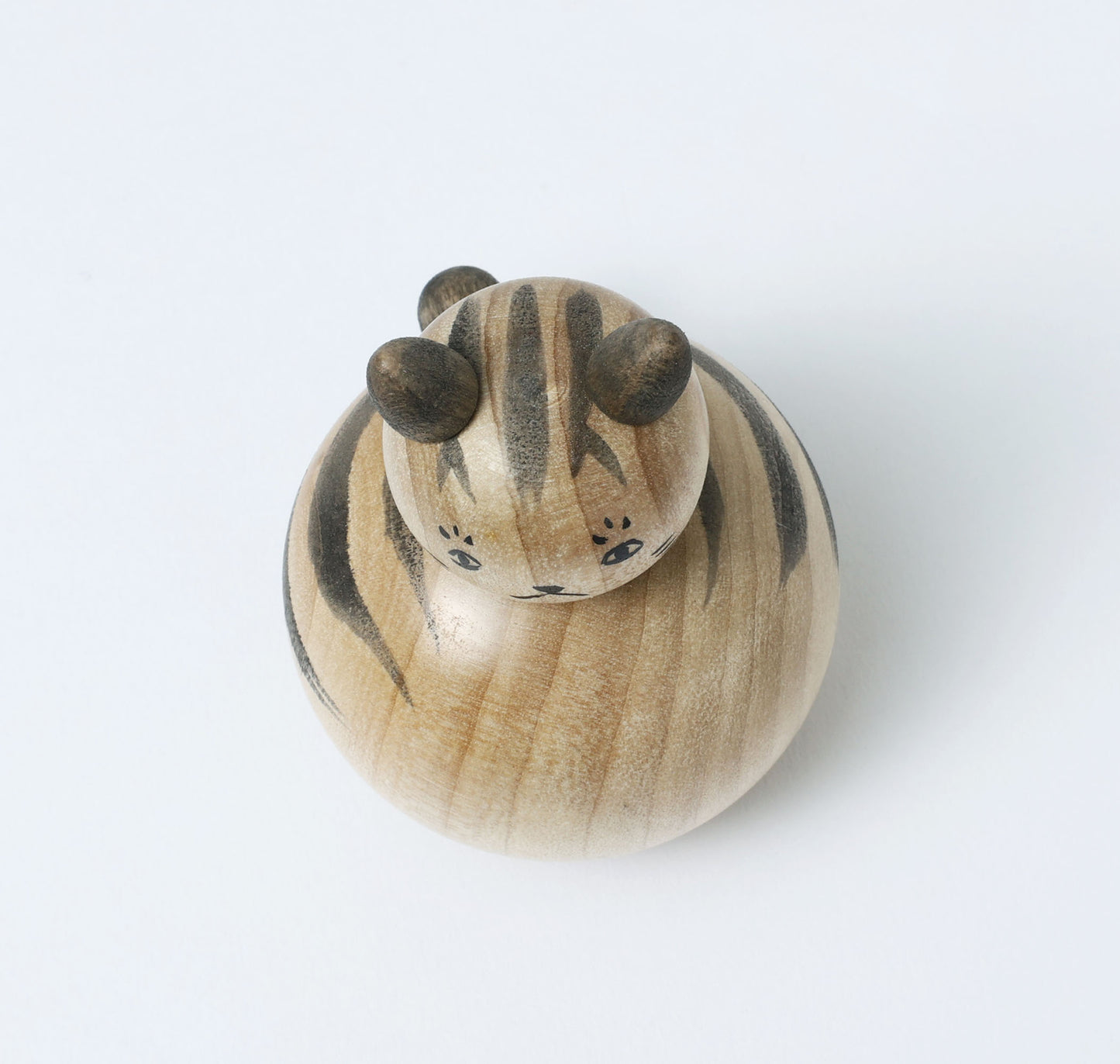 Cat kokeshi doll-6 猫こけし | KOYAMA, Yoshimi 小山芳美工人 | Togatta style 遠刈田系 | 7.5cm in height