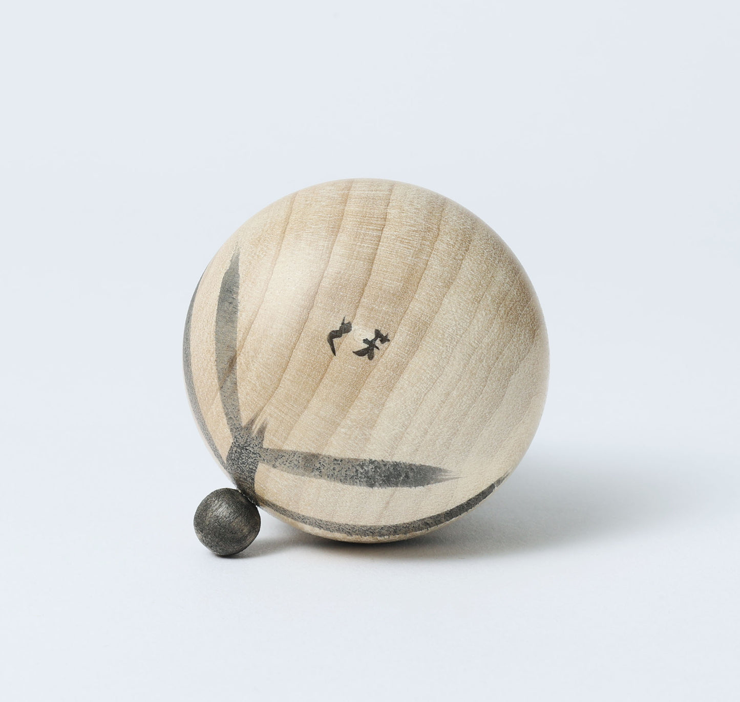 Cat kokeshi doll-6 猫こけし | KOYAMA, Yoshimi 小山芳美工人 | Togatta style 遠刈田系 | 7.5cm in height