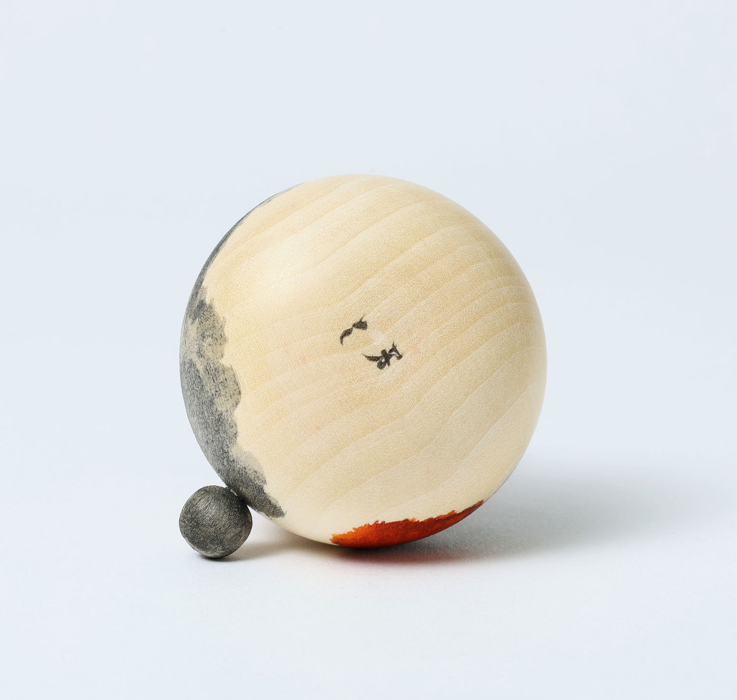 Cat kokeshi doll-9 猫こけし | KOYAMA, Yoshimi 小山芳美工人 | Togatta style 遠刈田系 | 7.5cm in height