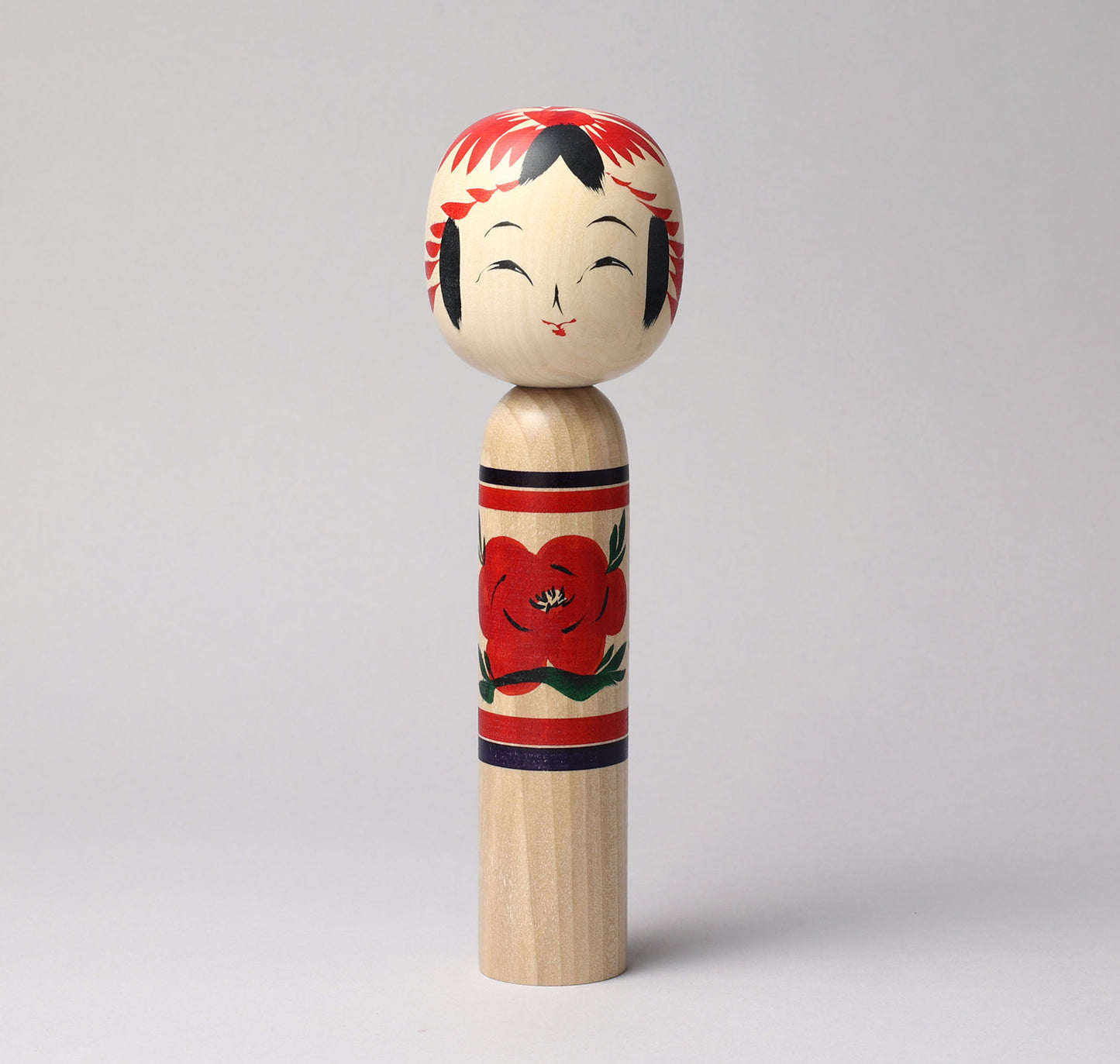 KOYAMA, Yoshimi 小山芳美工人 | Togatta style kokeshi 遠刈田こけし8寸 | Togatta style 遠刈田