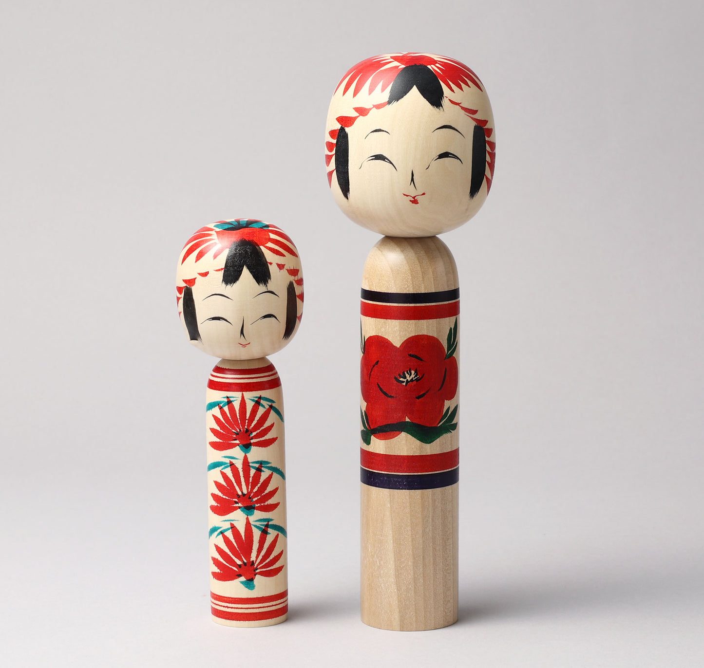 KOYAMA, Yoshimi 小山芳美工人 | Togatta style kokeshi 遠刈田こけし8寸 | Togatta style 遠刈田