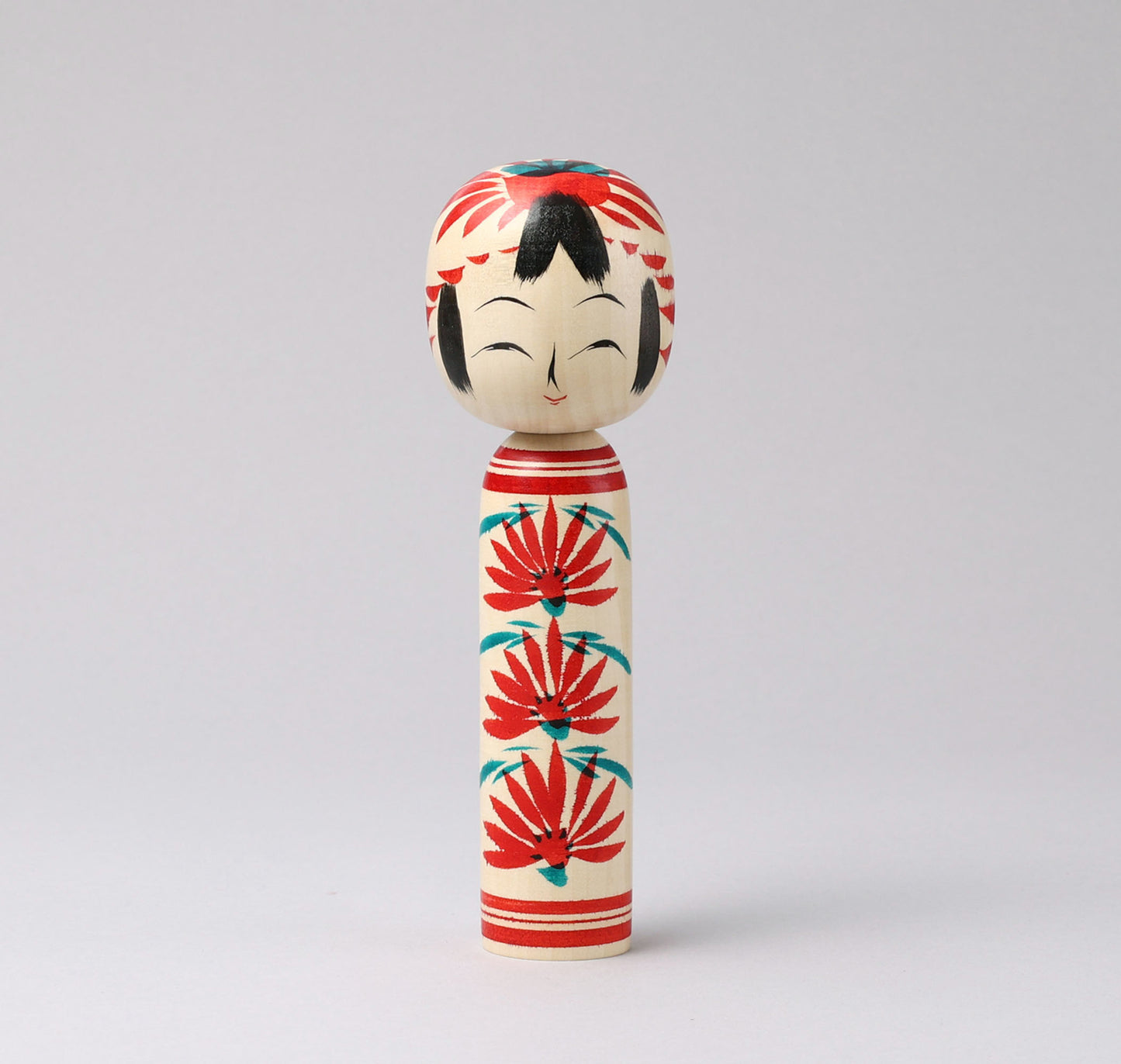 KOYAMA, Yoshimi 小山芳美工人 | Togatta style kokeshi 遠刈田こけし6寸 | Togatta style 遠刈田