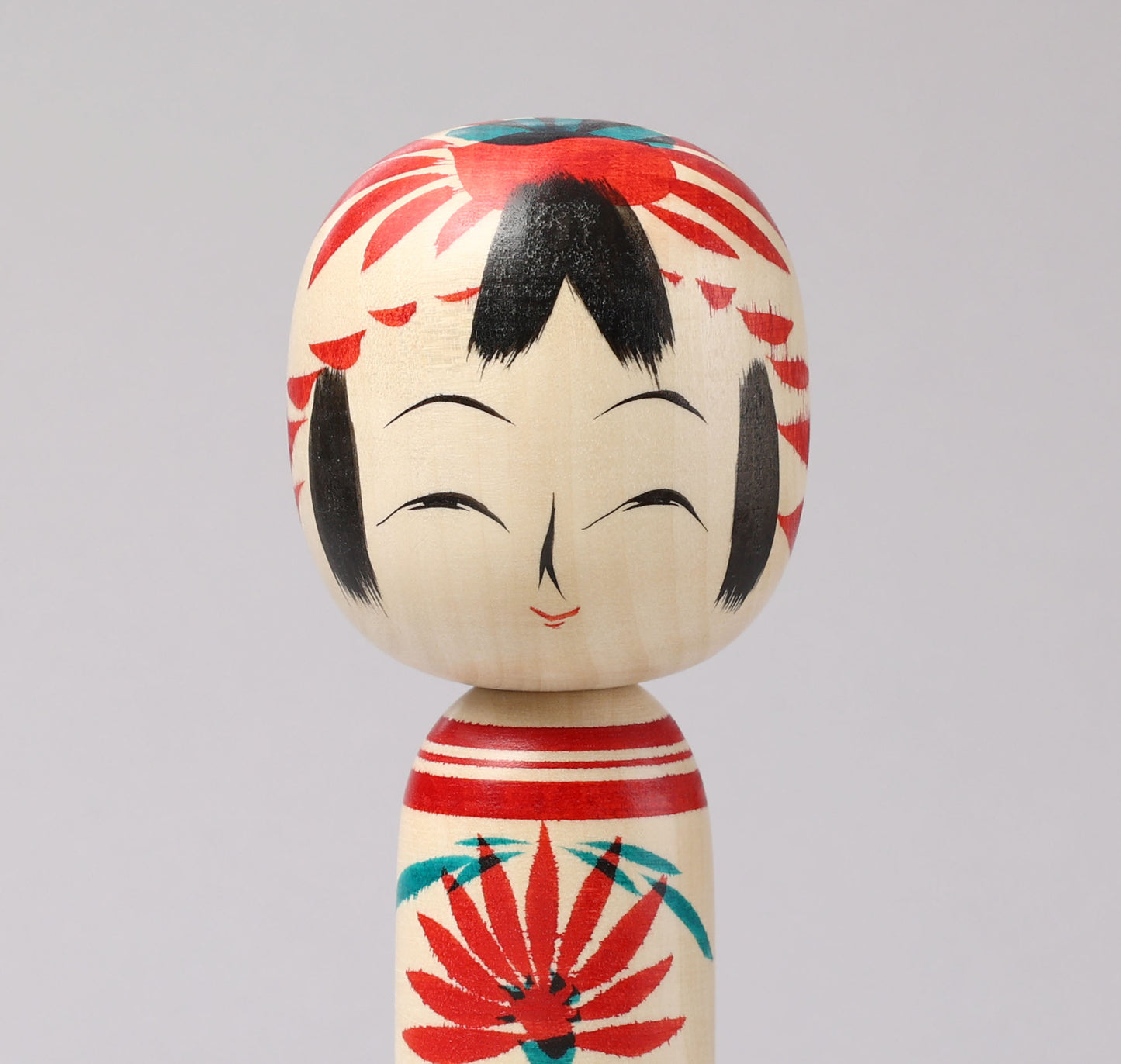 KOYAMA, Yoshimi 小山芳美工人 | Togatta style kokeshi 遠刈田こけし6寸 | Togatta style 遠刈田