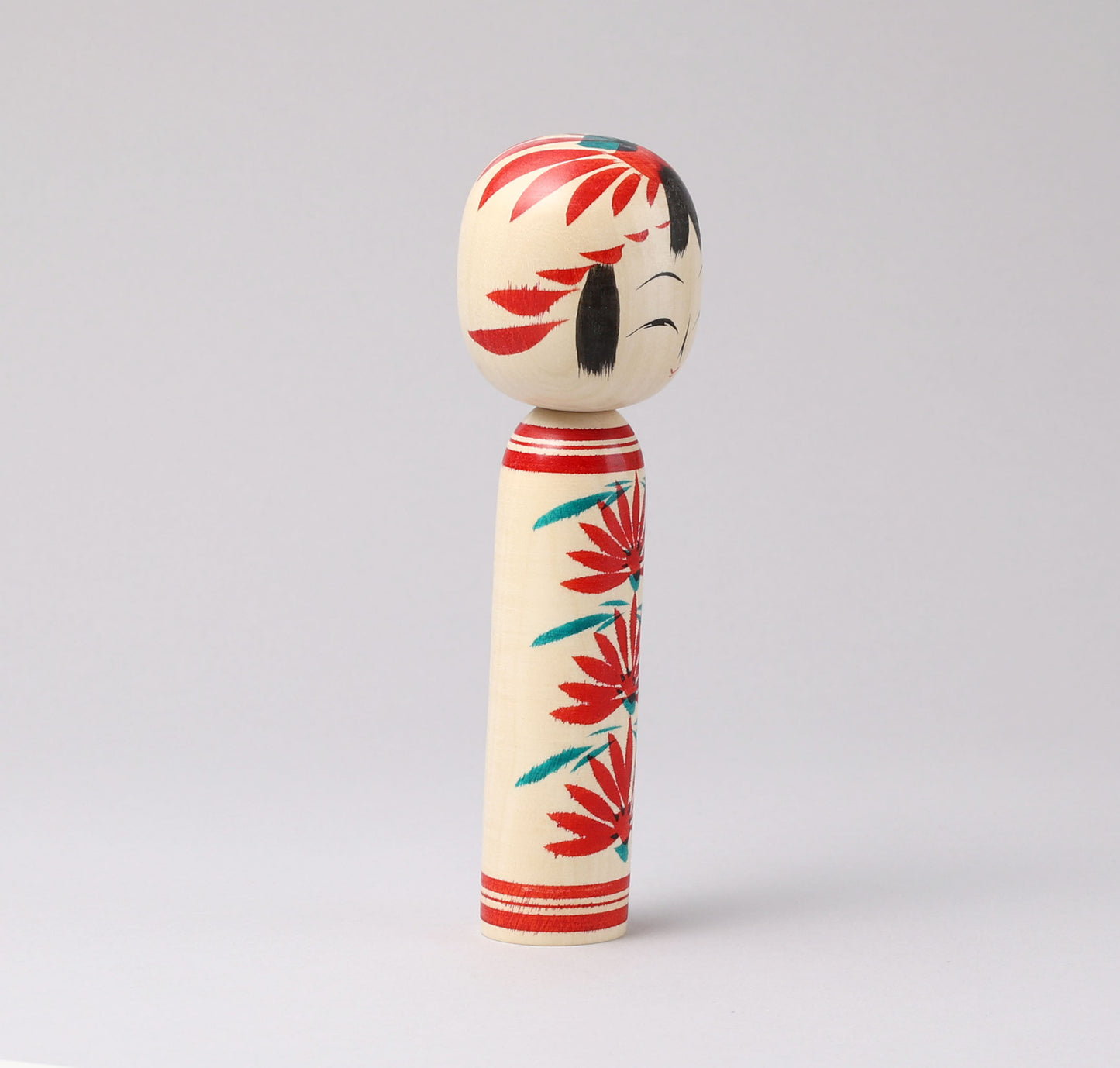 KOYAMA, Yoshimi 小山芳美工人 | Togatta style kokeshi 遠刈田こけし6寸 | Togatta style 遠刈田