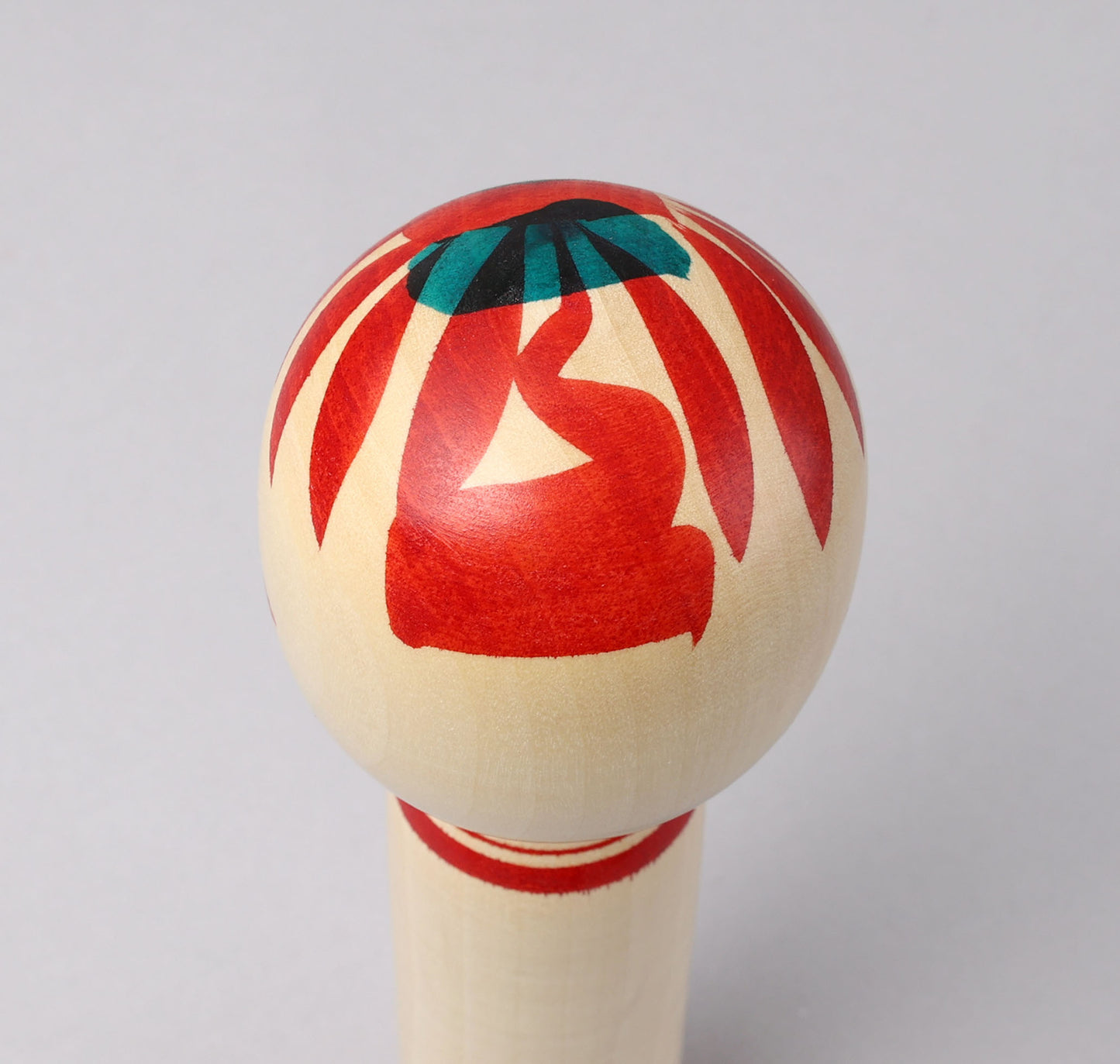 KOYAMA, Yoshimi 小山芳美工人 | Togatta style kokeshi 遠刈田こけし6寸 | Togatta style 遠刈田